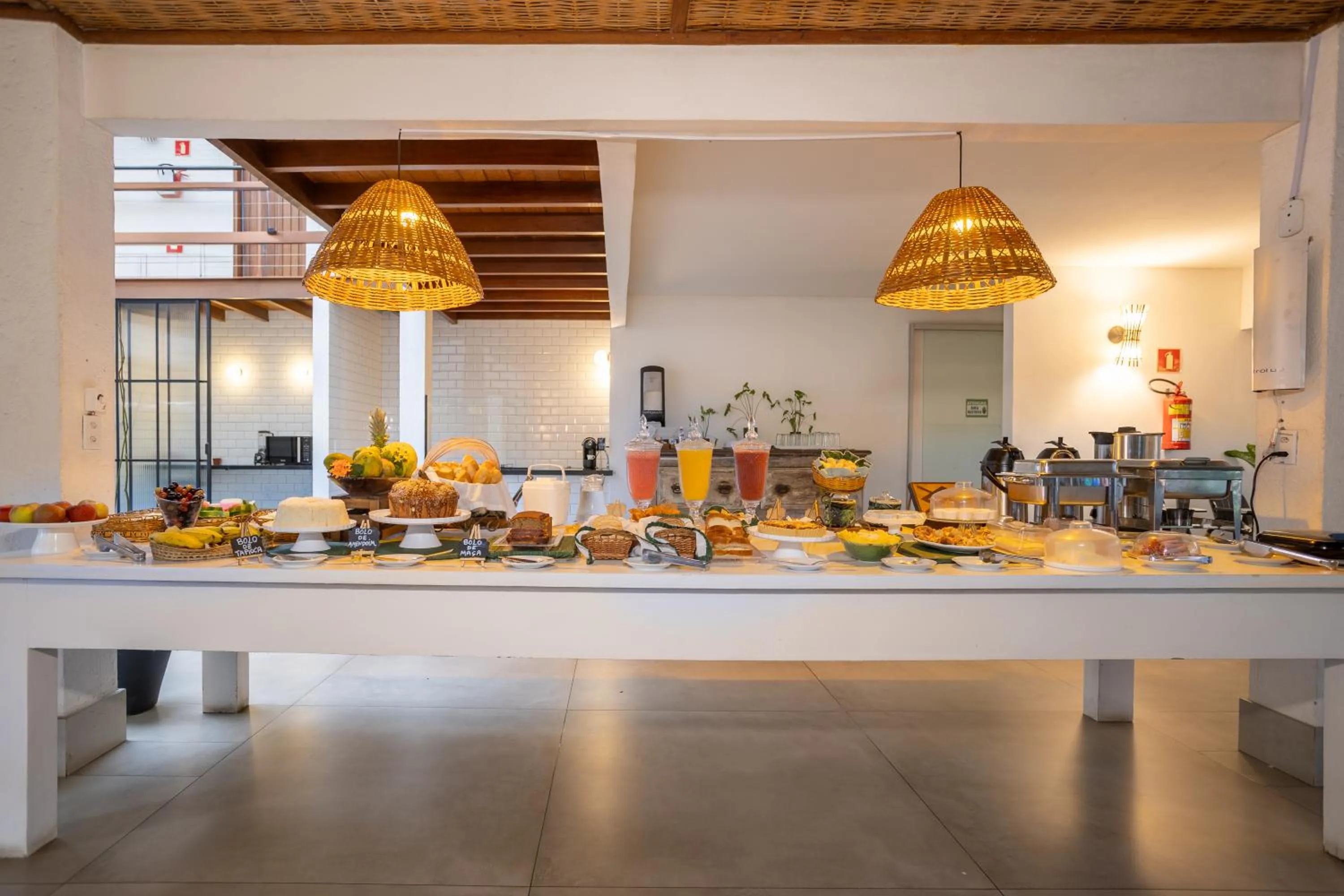 Food and drinks in Pousada Cheiro Verde