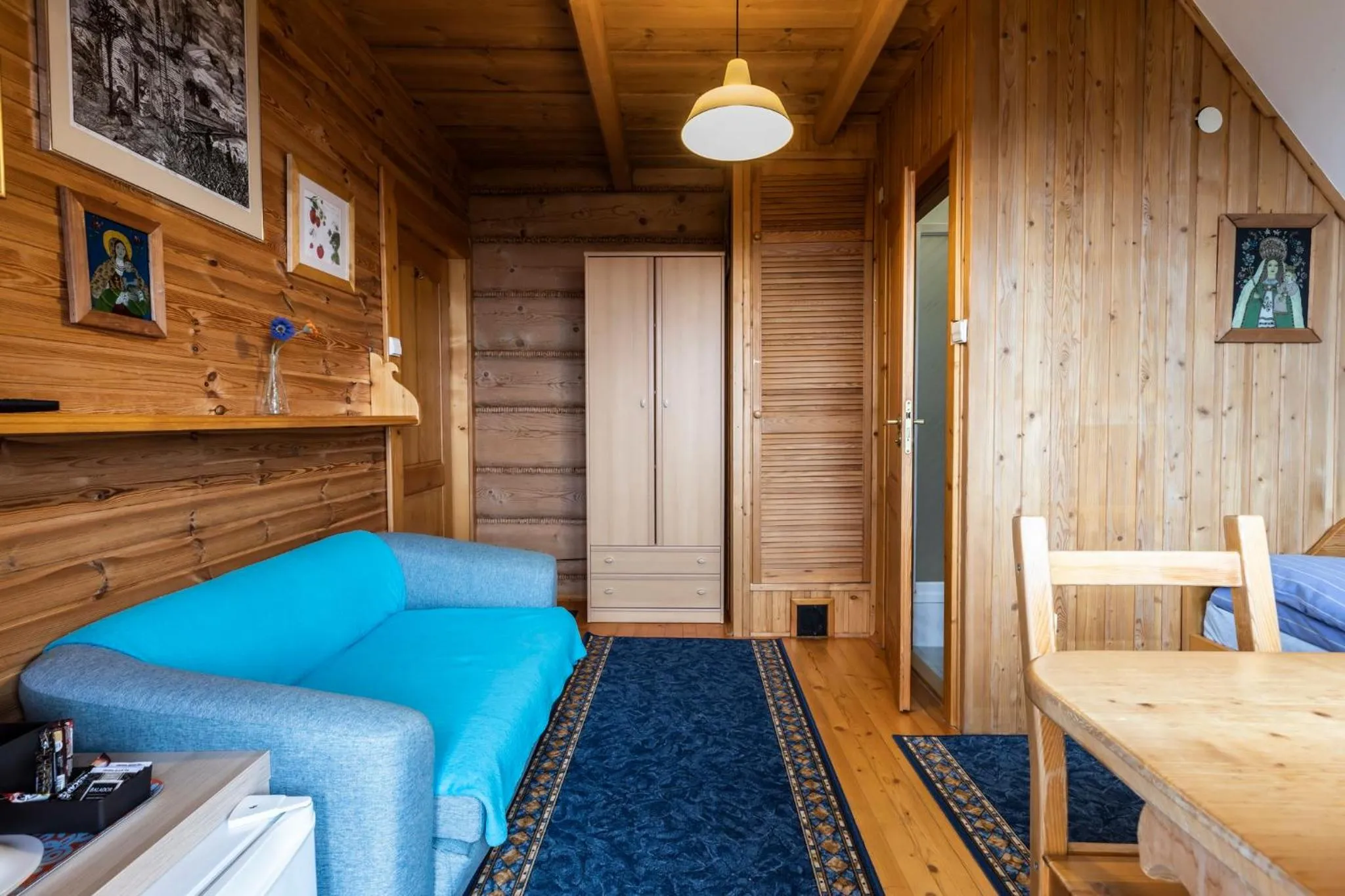 Seating area in Willa Koisowka