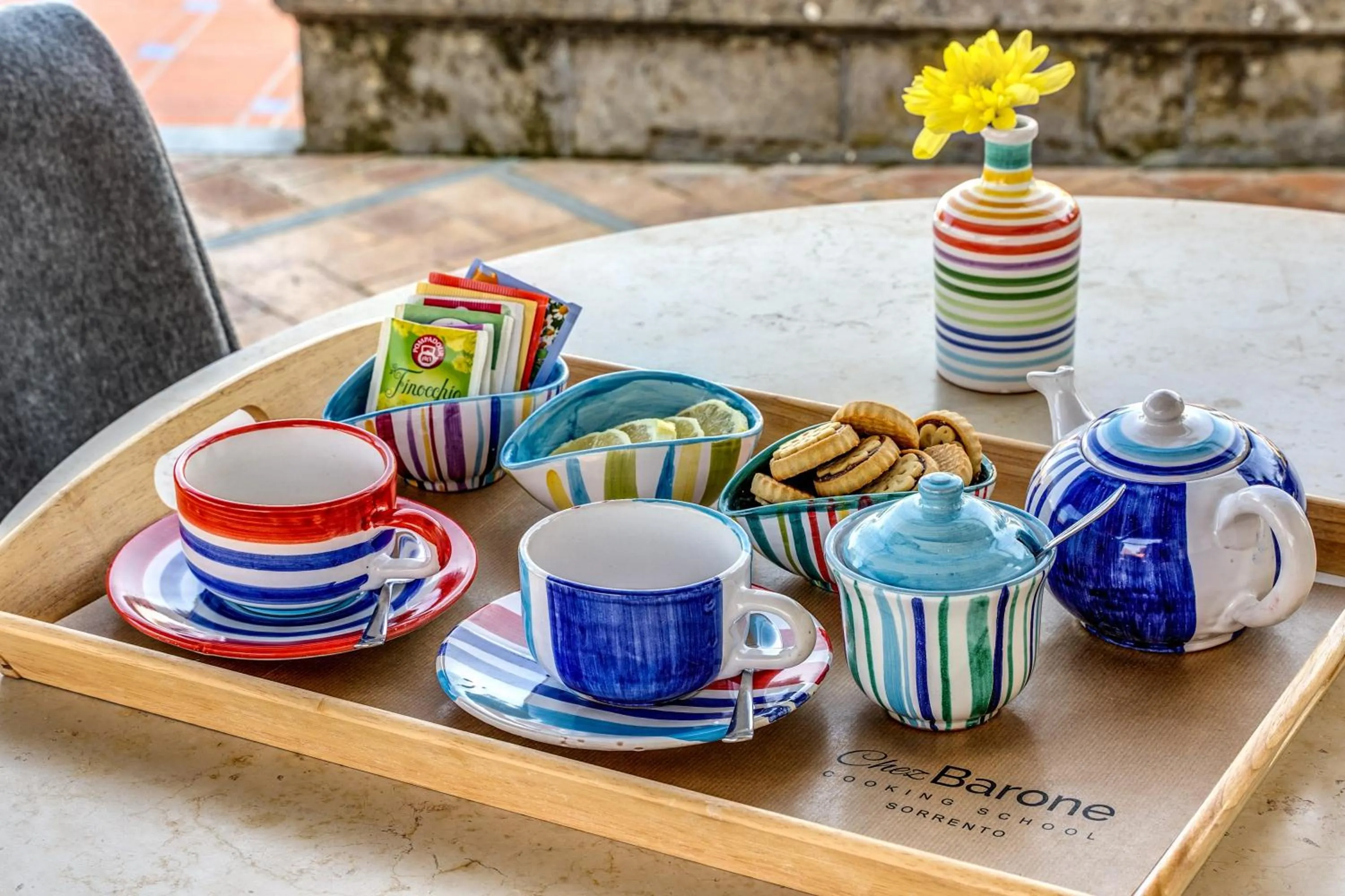 Food and drinks in Relais Palazzo del Barone