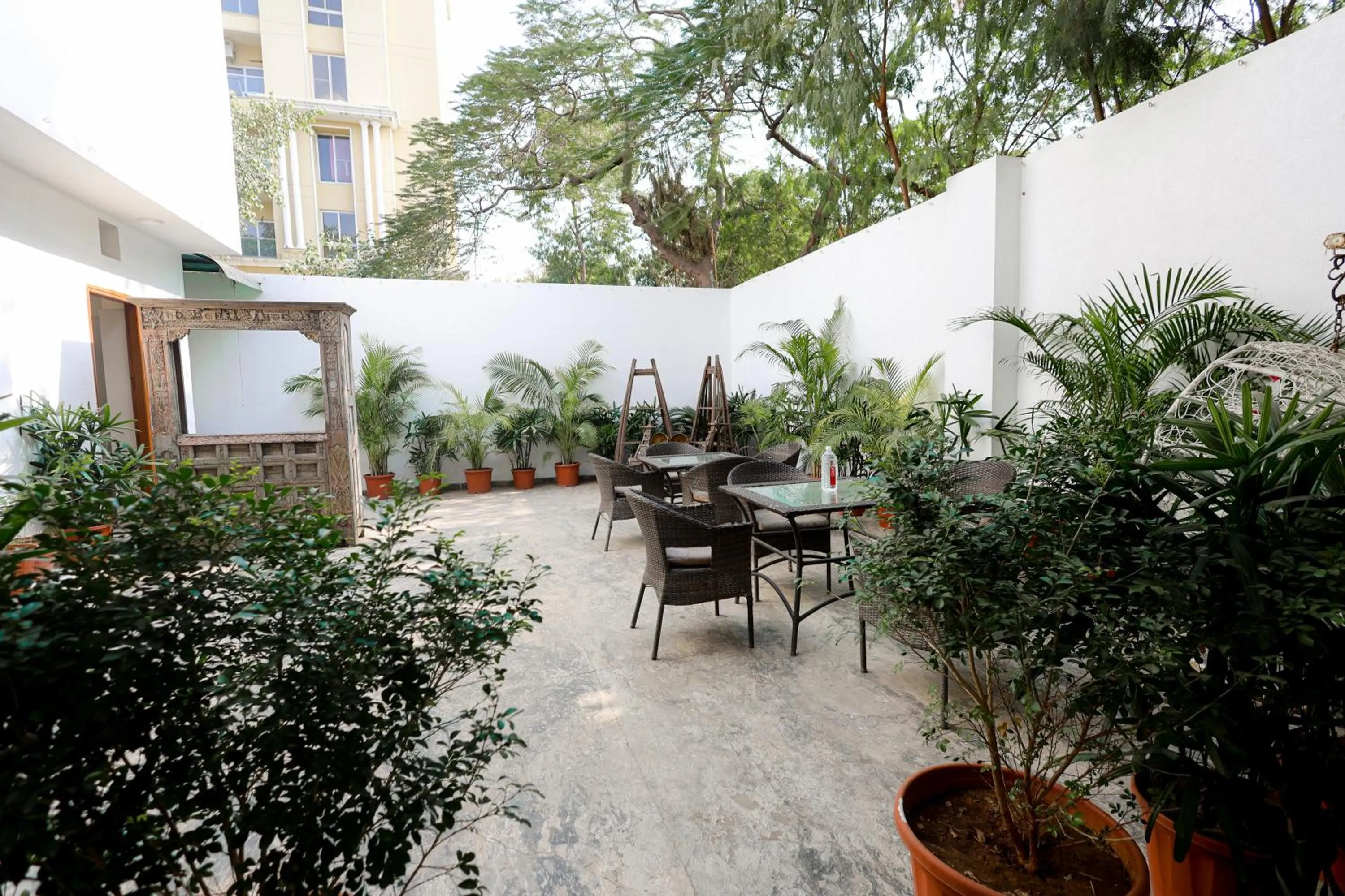 Garden view in Gumaan Auberge