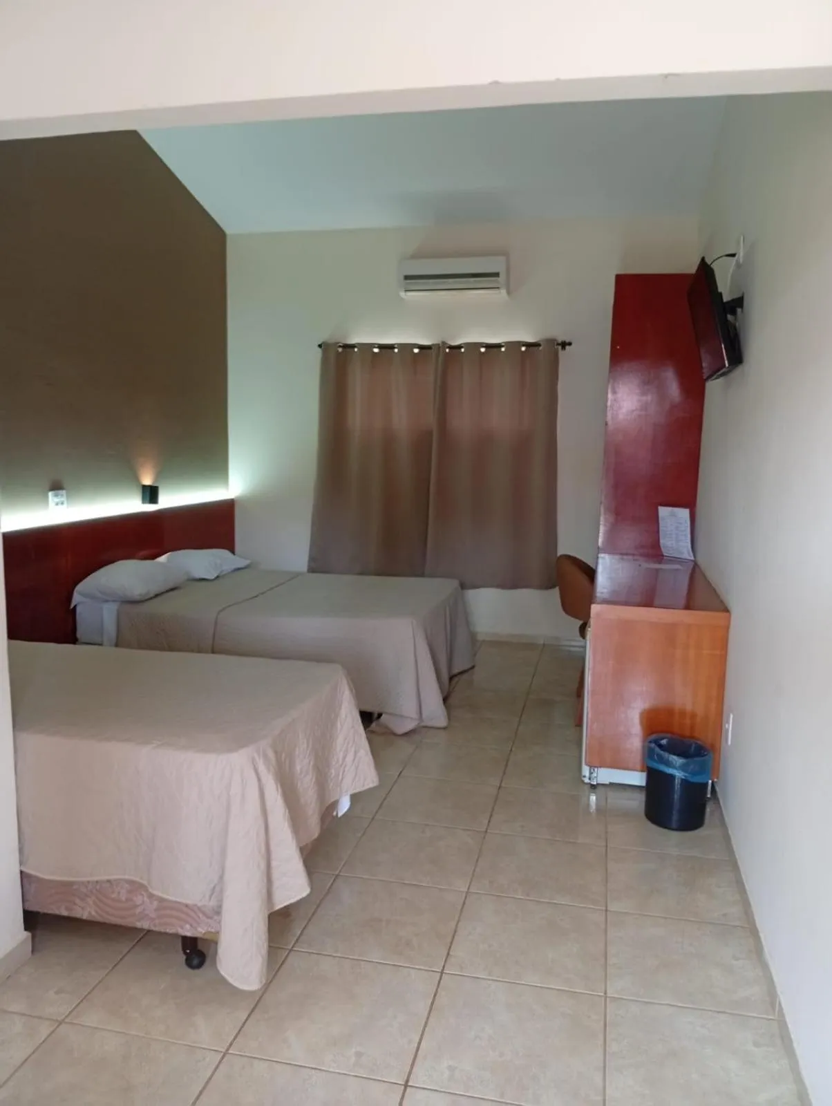 Bed in IPÊ PARK Convention Hotel