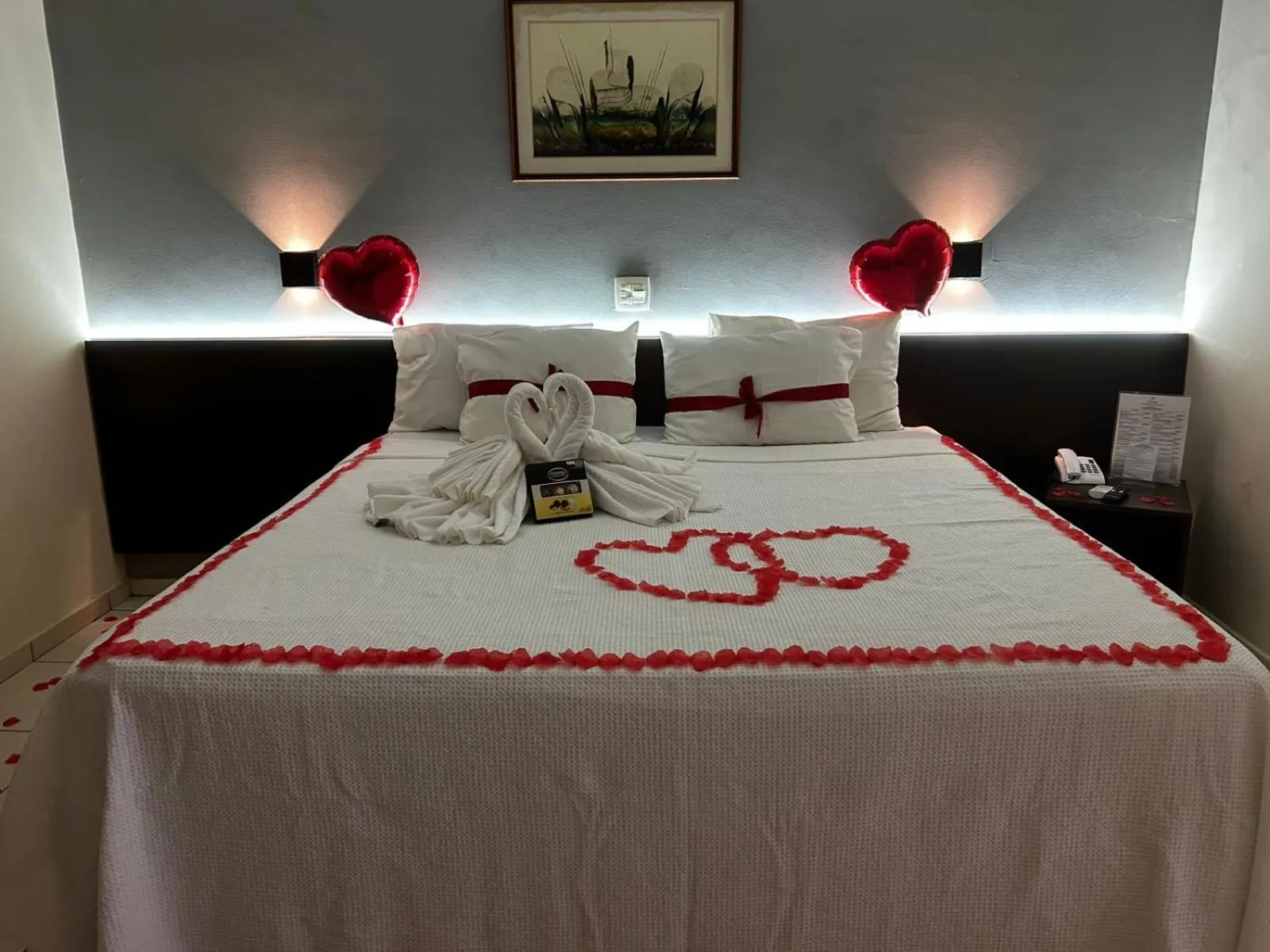 Bed in IPÊ PARK Convention Hotel