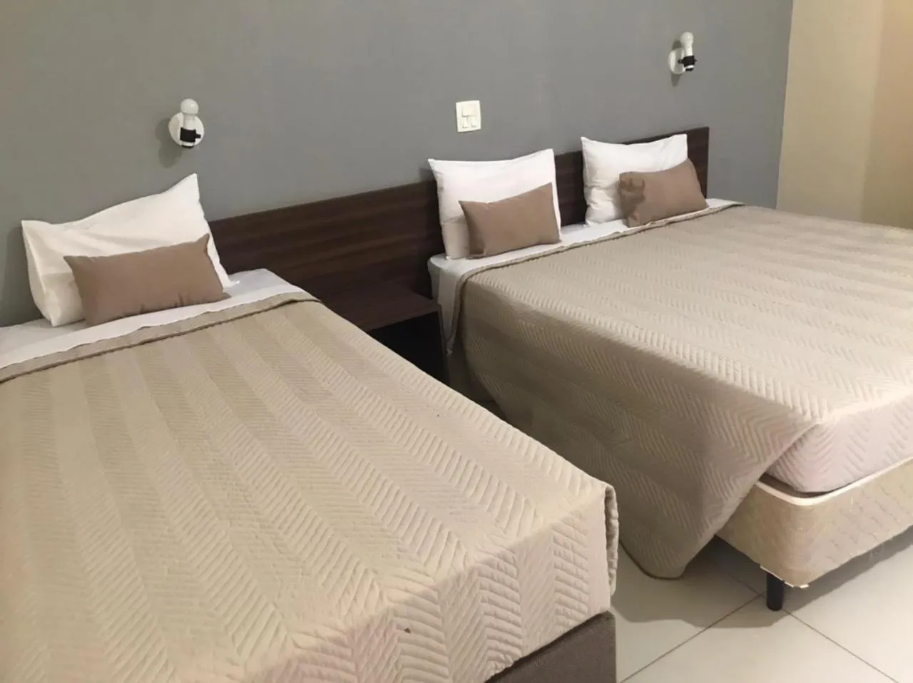 Bed in IPÊ PARK Convention Hotel