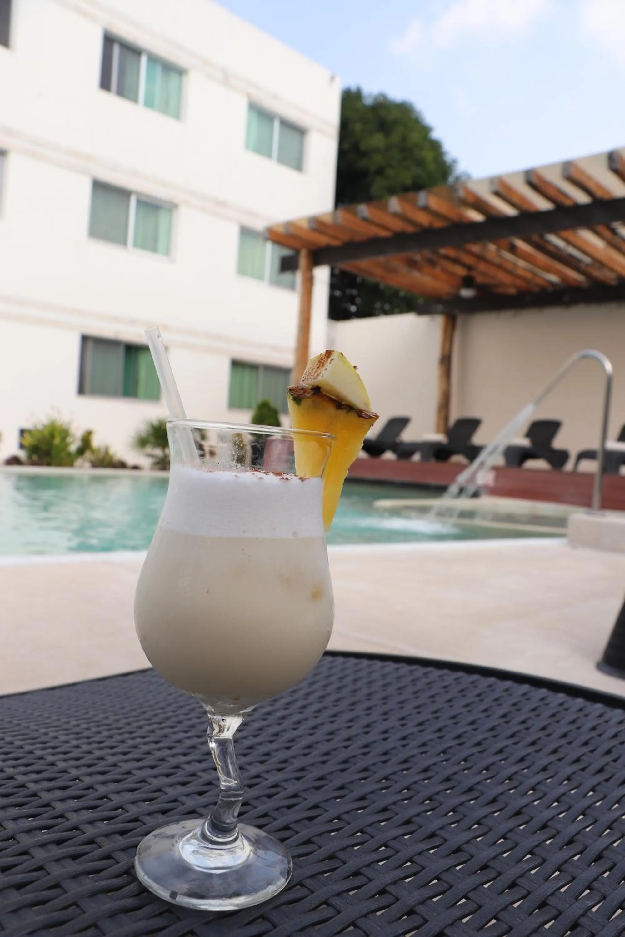 Swimming pool in Hotel Tulija Palenque