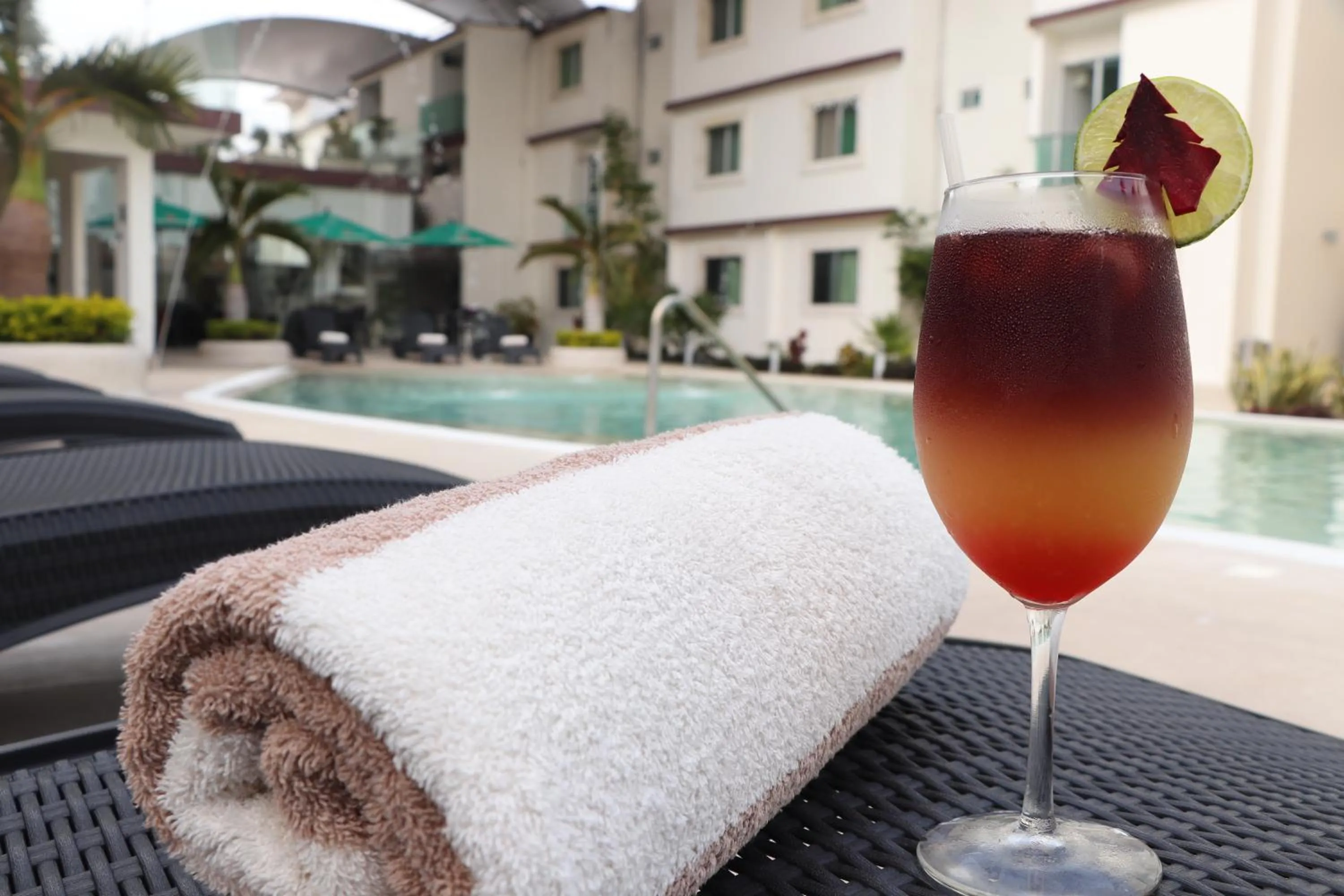 Swimming pool in Hotel Tulija Palenque