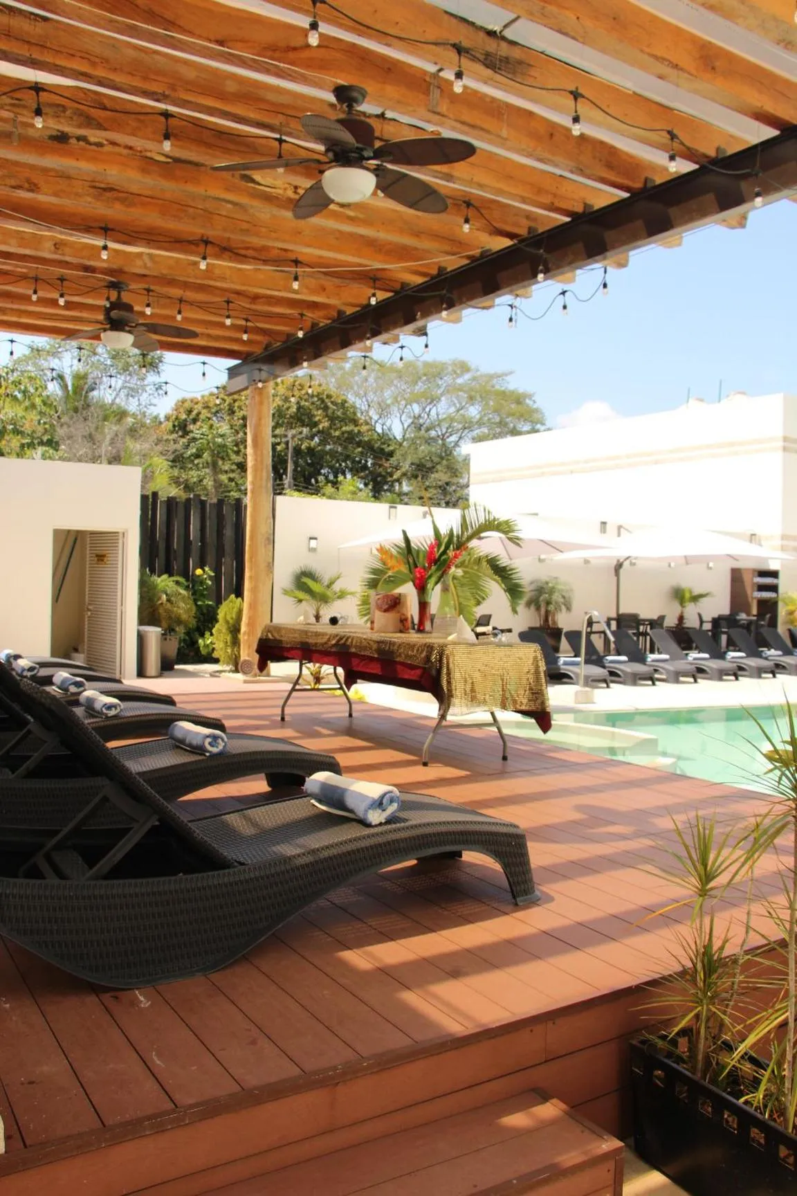 Swimming pool in Hotel Tulija Palenque