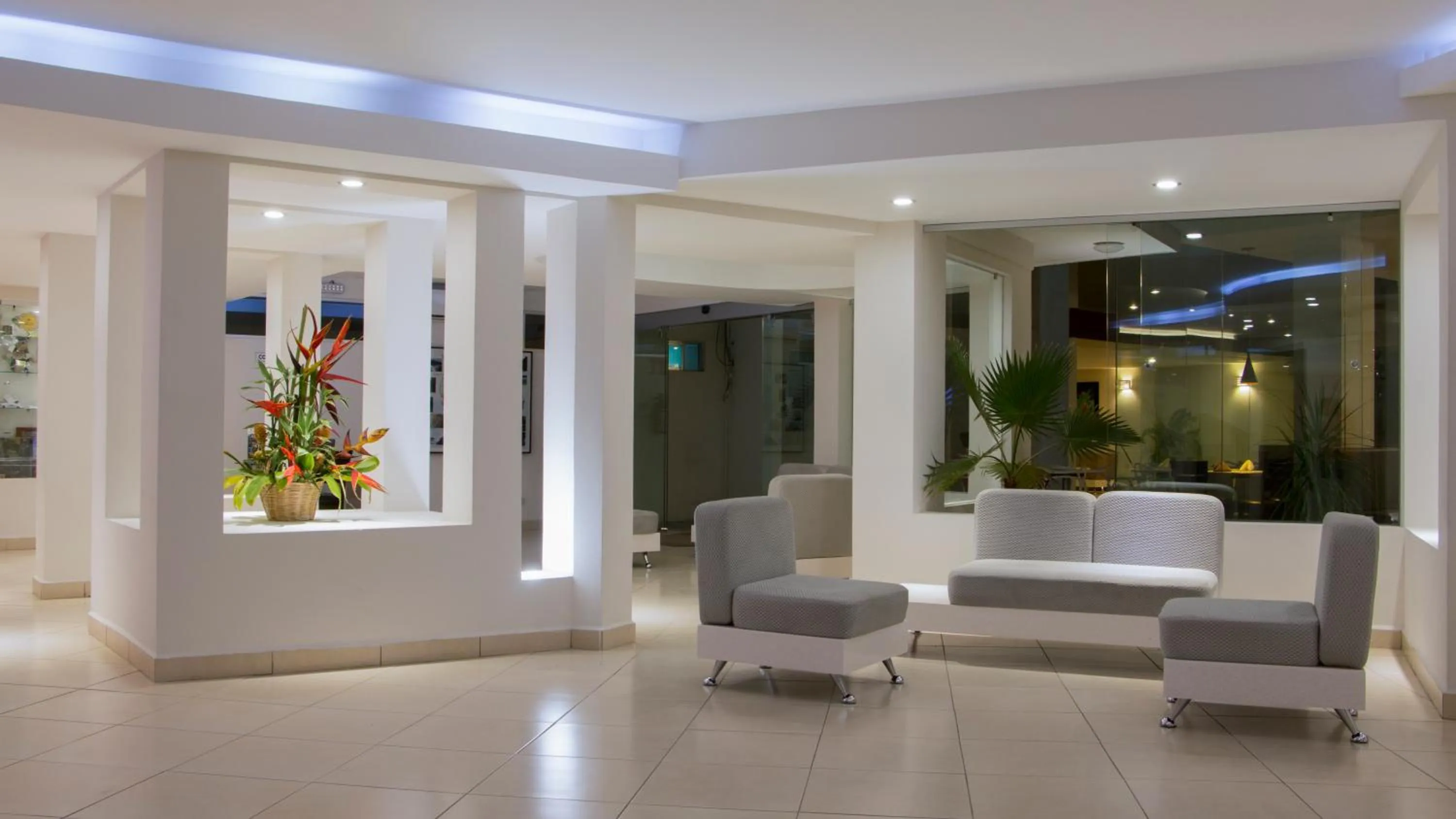 Lobby or reception in Hotel Tulija Palenque