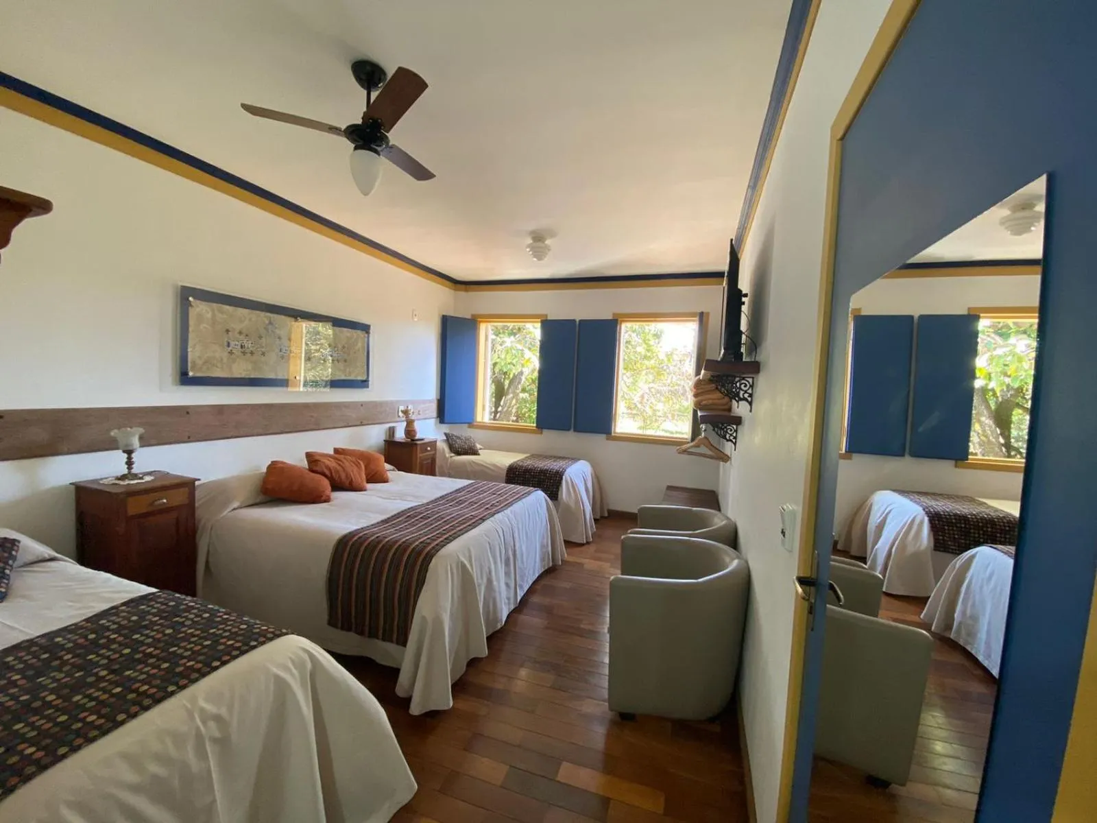 Quadruple Room in Pousada Relíquias do Tempo