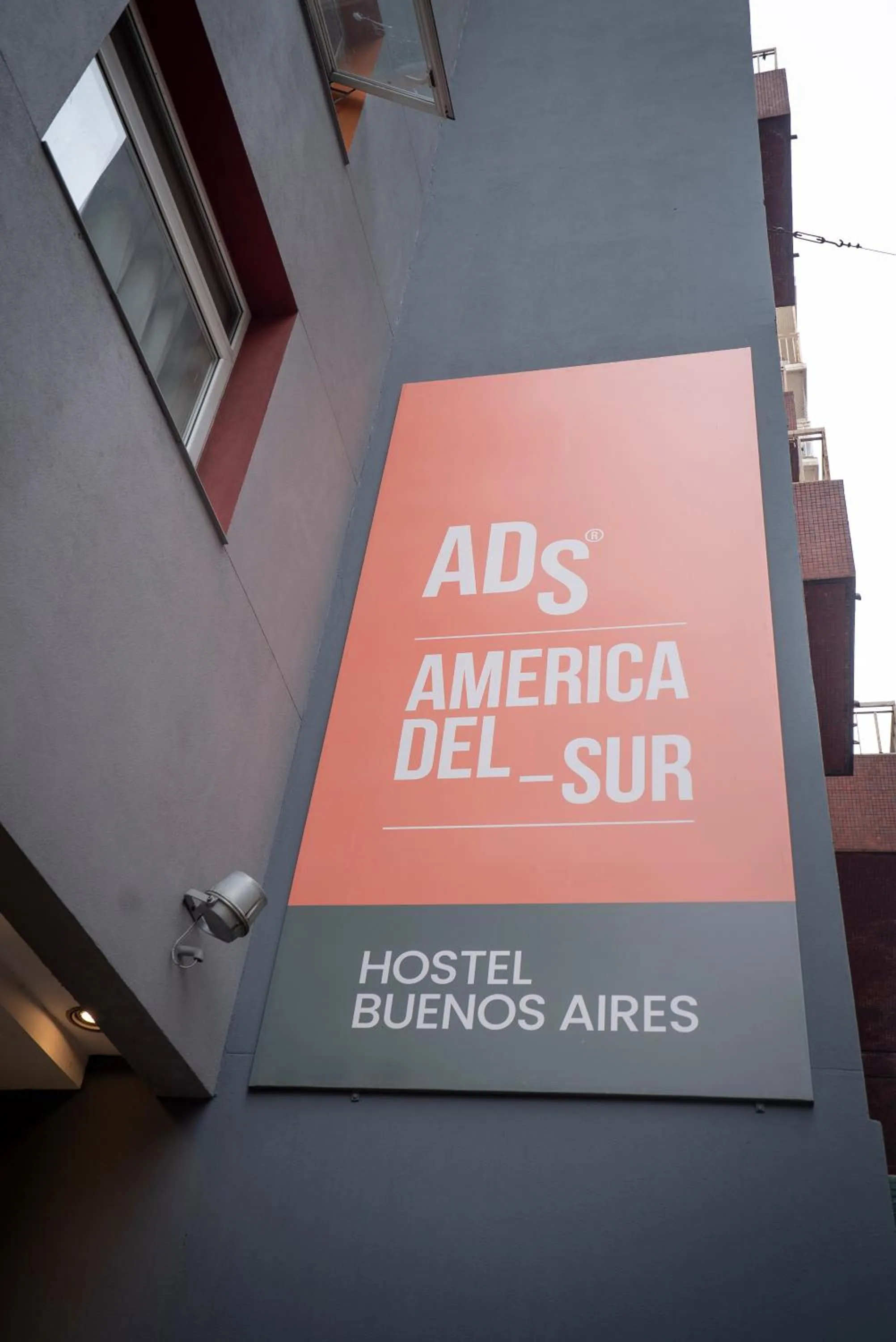 Property logo or sign in America Del Sur Hostel Buenos Aires