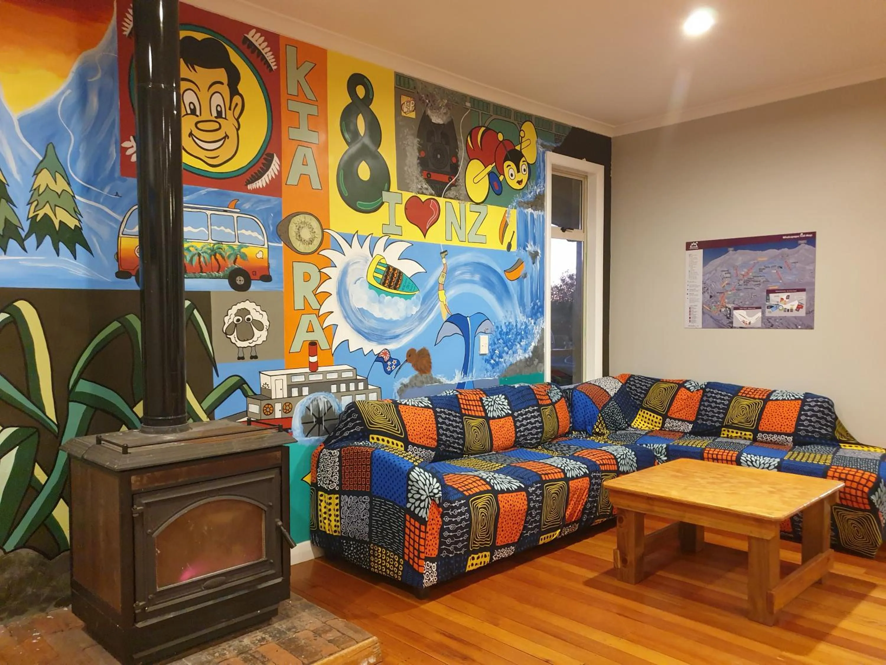 Living room in Plateau Lodge