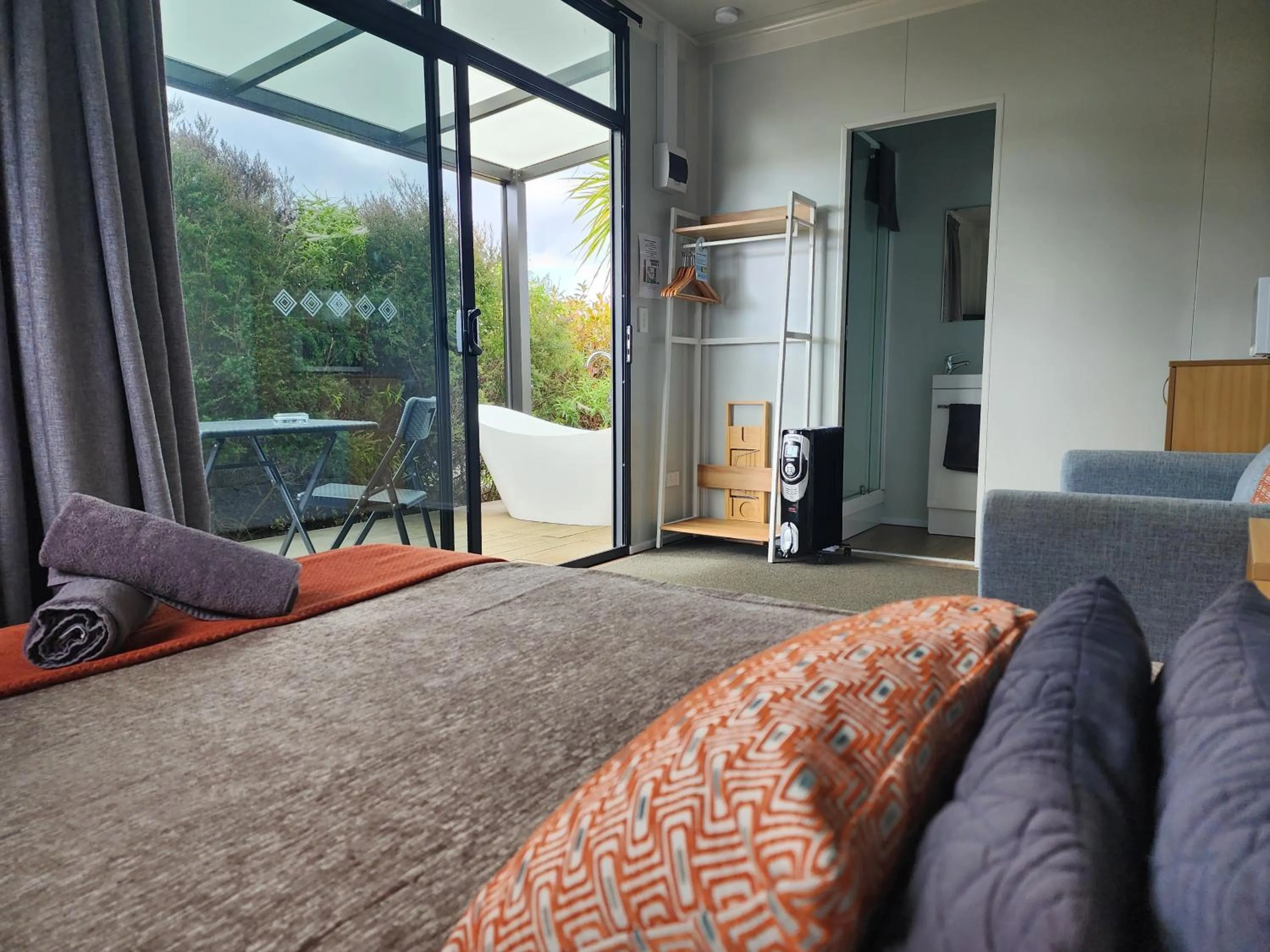 Bed in Plateau Lodge