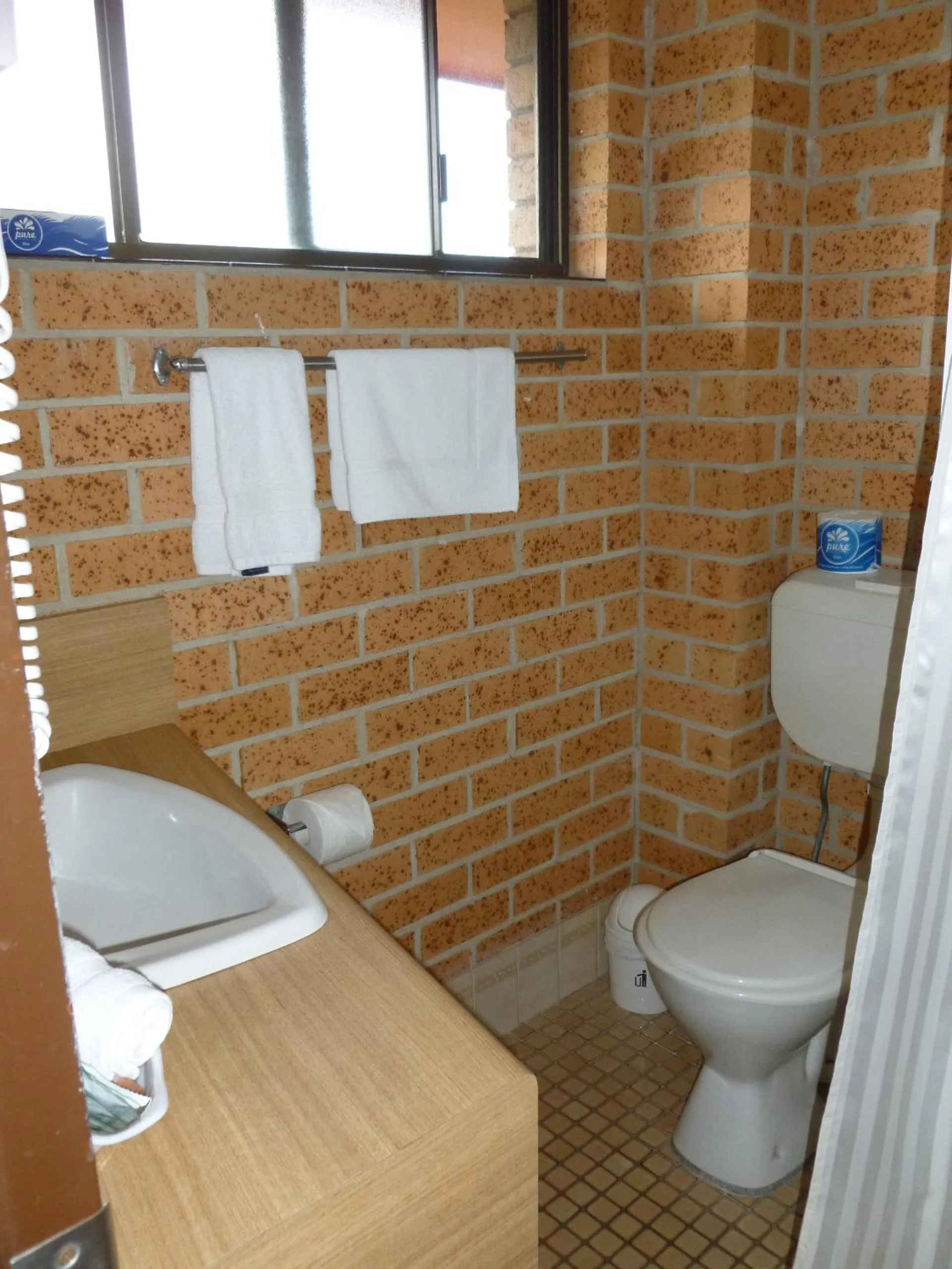 Bathroom in Royal Palms Motor Inn