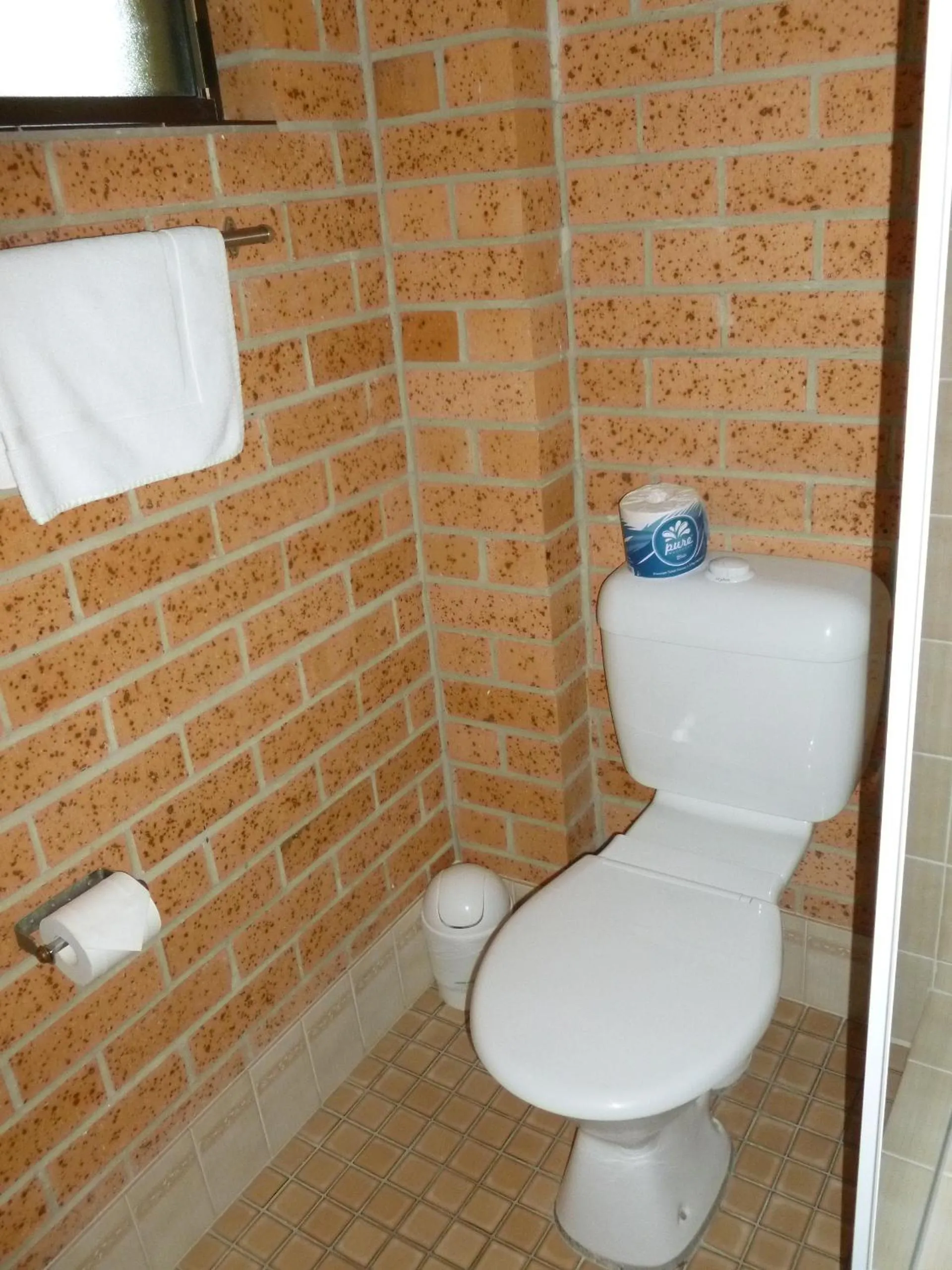 Toilet in Royal Palms Motor Inn