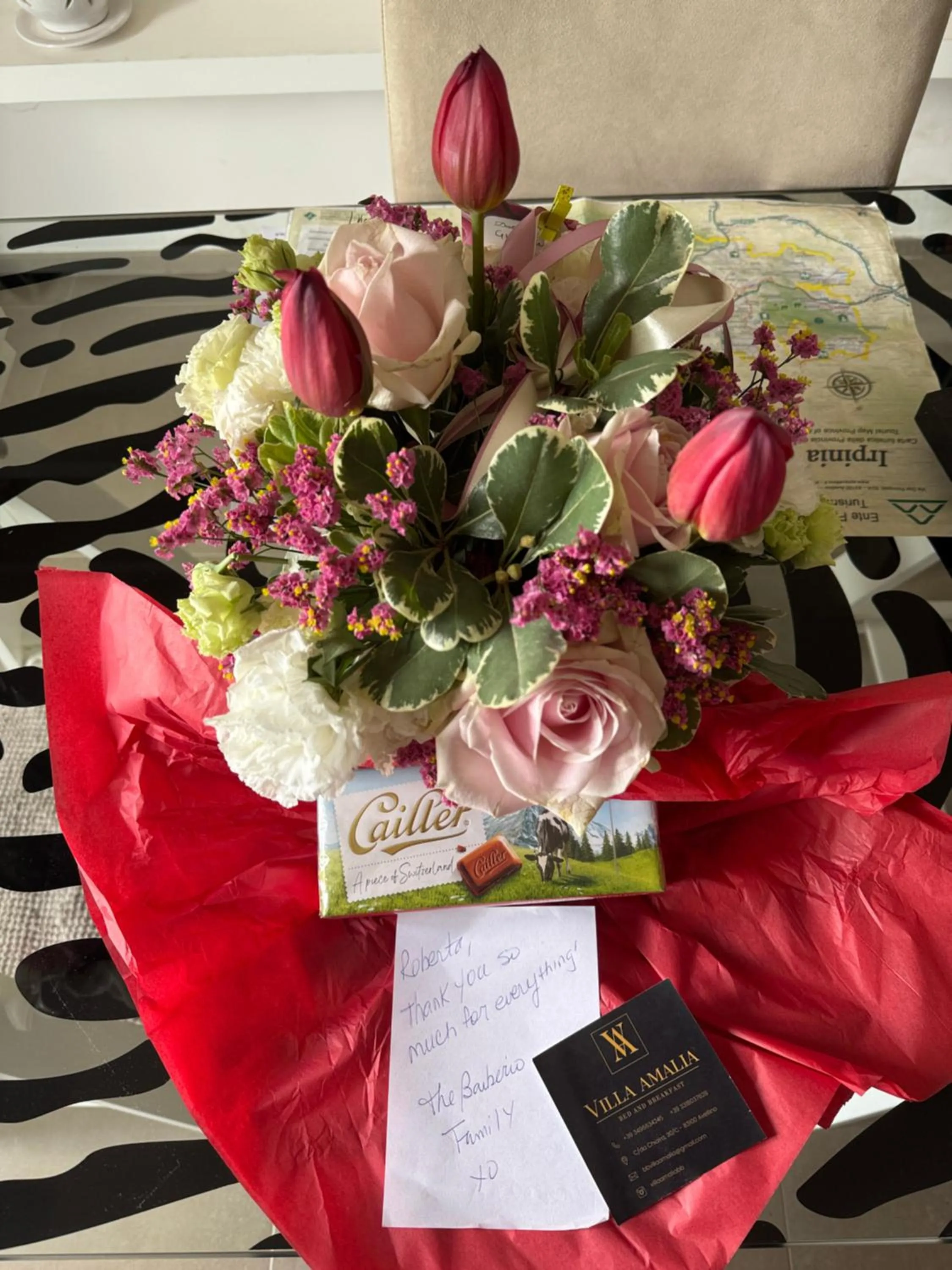 Living room in Villa Amalia