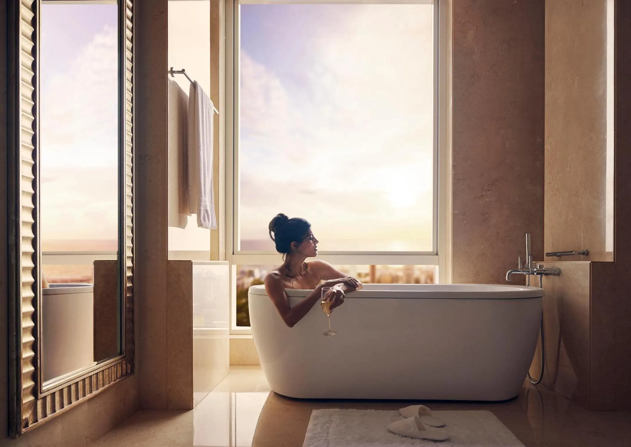 Bathroom in Four Seasons Hotel Mumbai