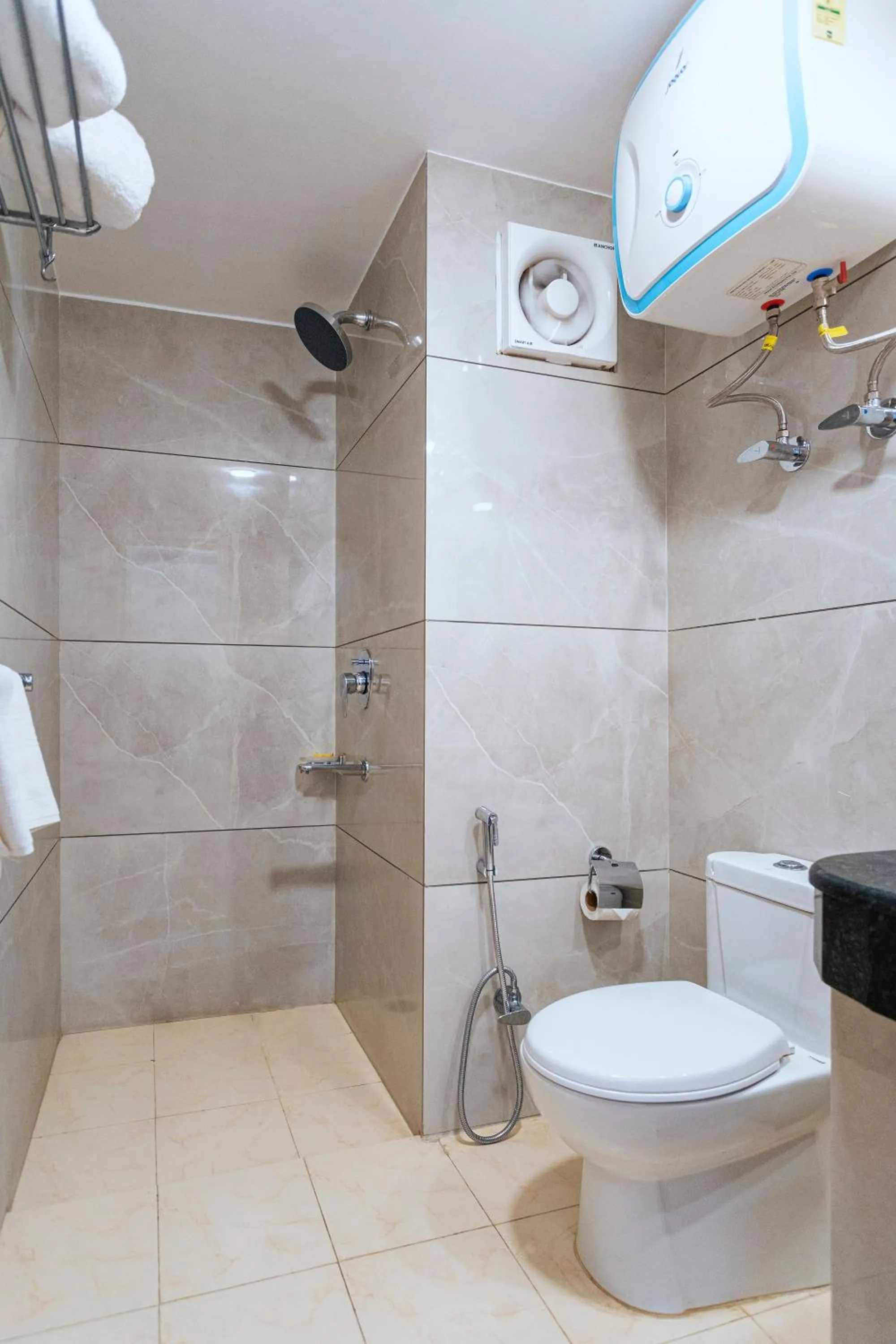 Shower in Toshali Royal View ,S H I M L A