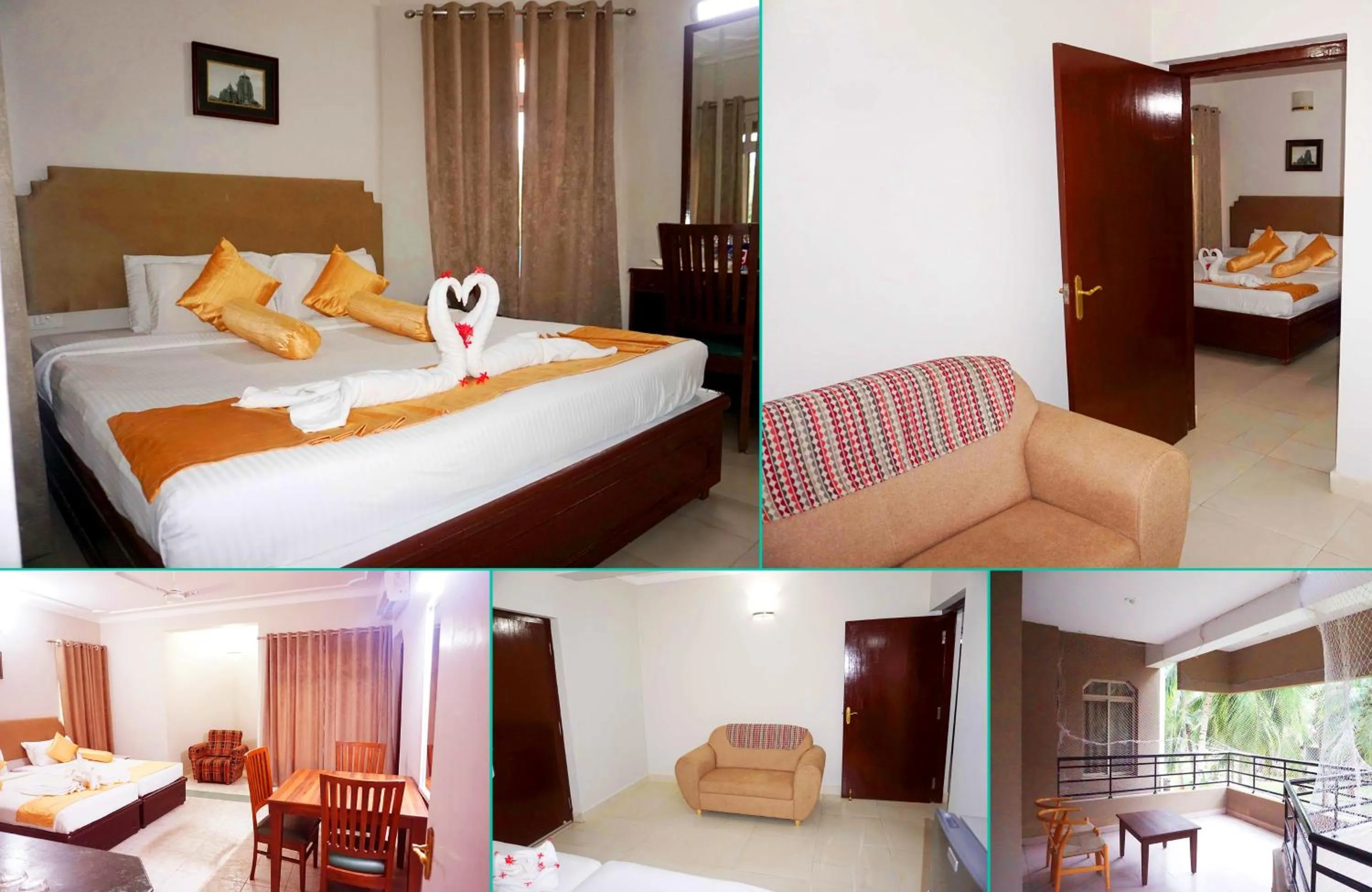 Photo of the whole room, Bed in Toshali Sands Puri