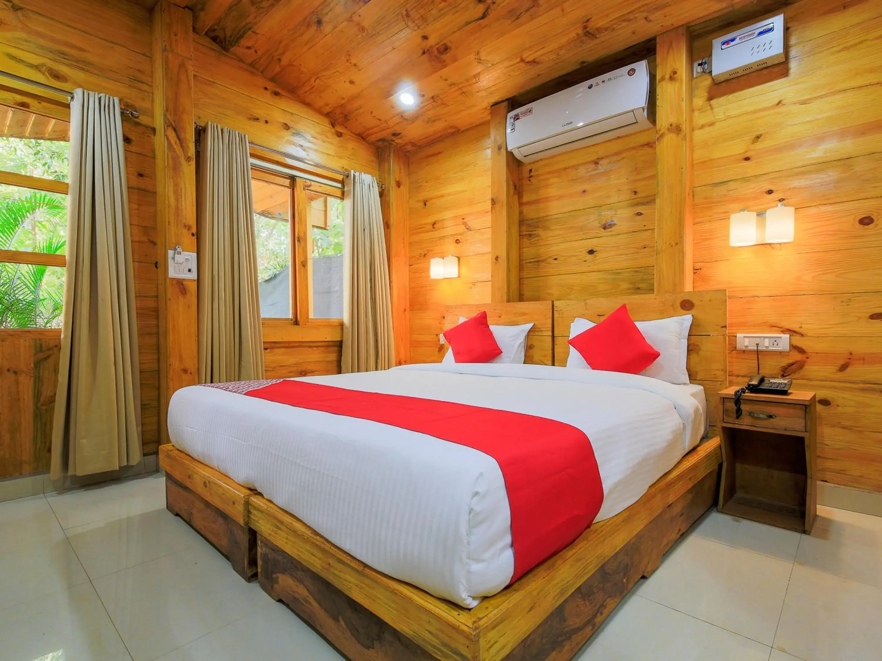 Bedroom, Bed in Brushwood Villa- Cottages and Bar Bedroom, Bed in Brushwood Villa- Cottages and Bar