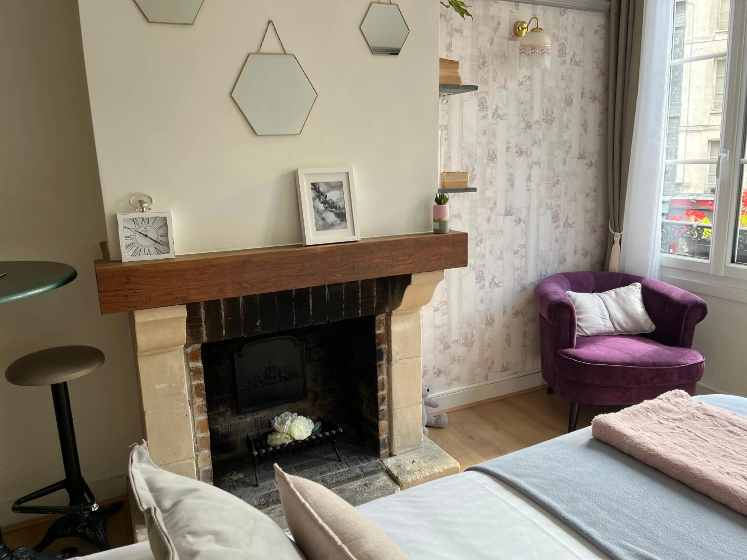 Bed in le studio Champlain