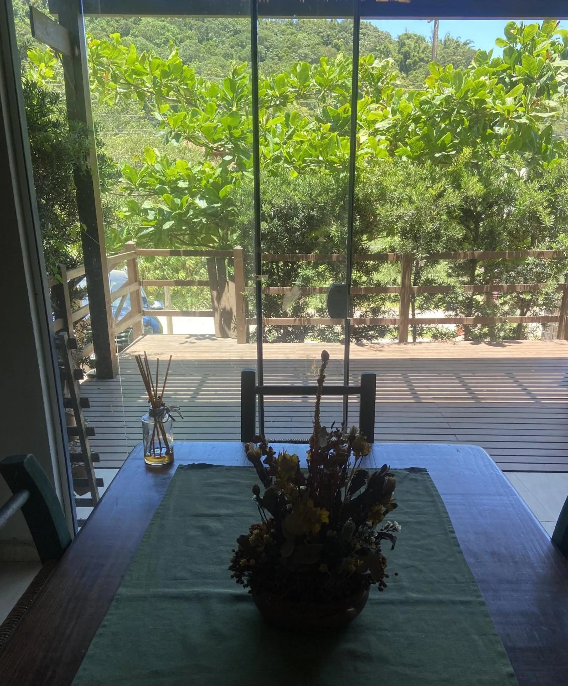 Kitchen or kitchenette in Pousada Azul Oceano