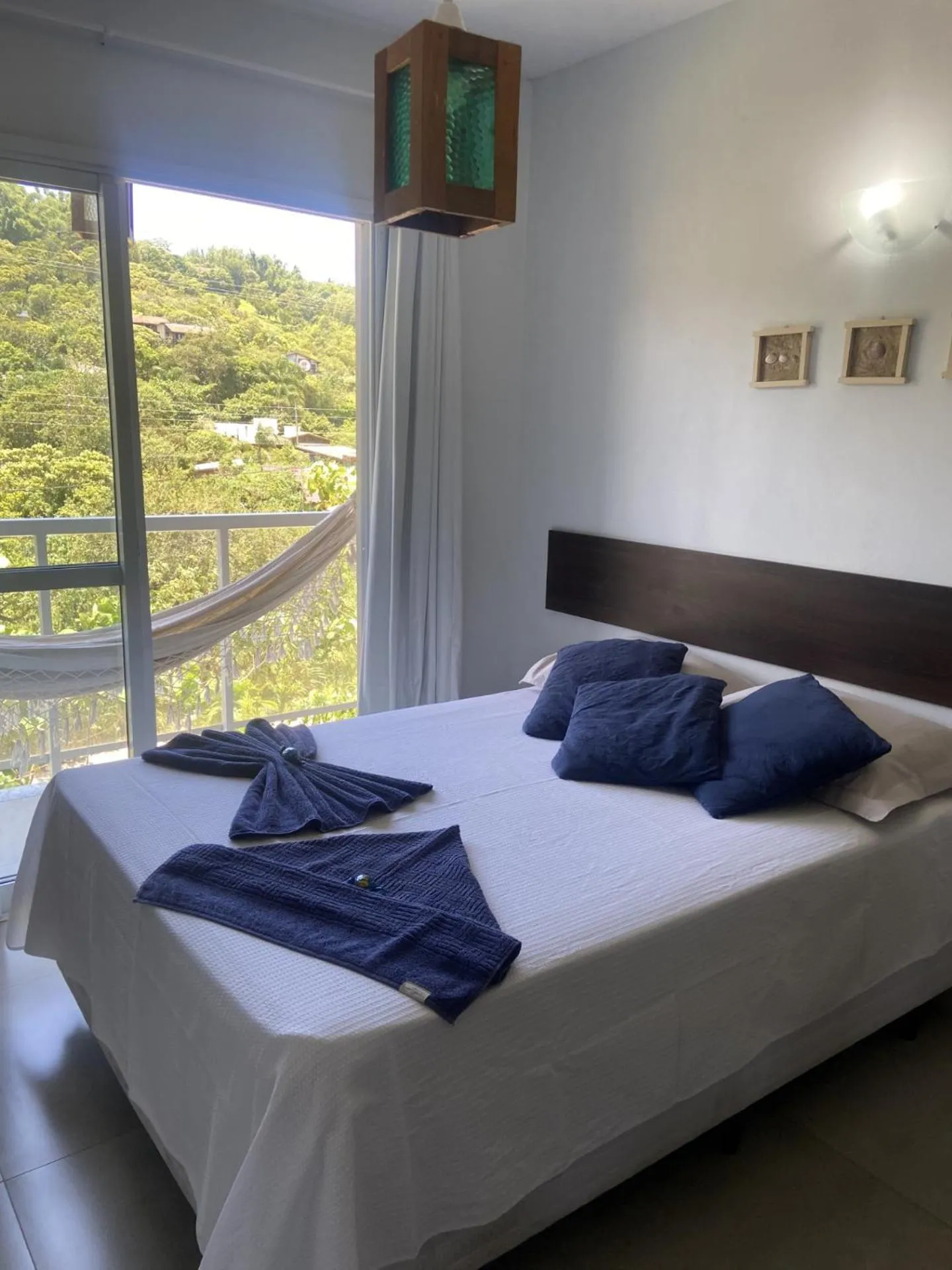 Bed in Pousada Azul Oceano