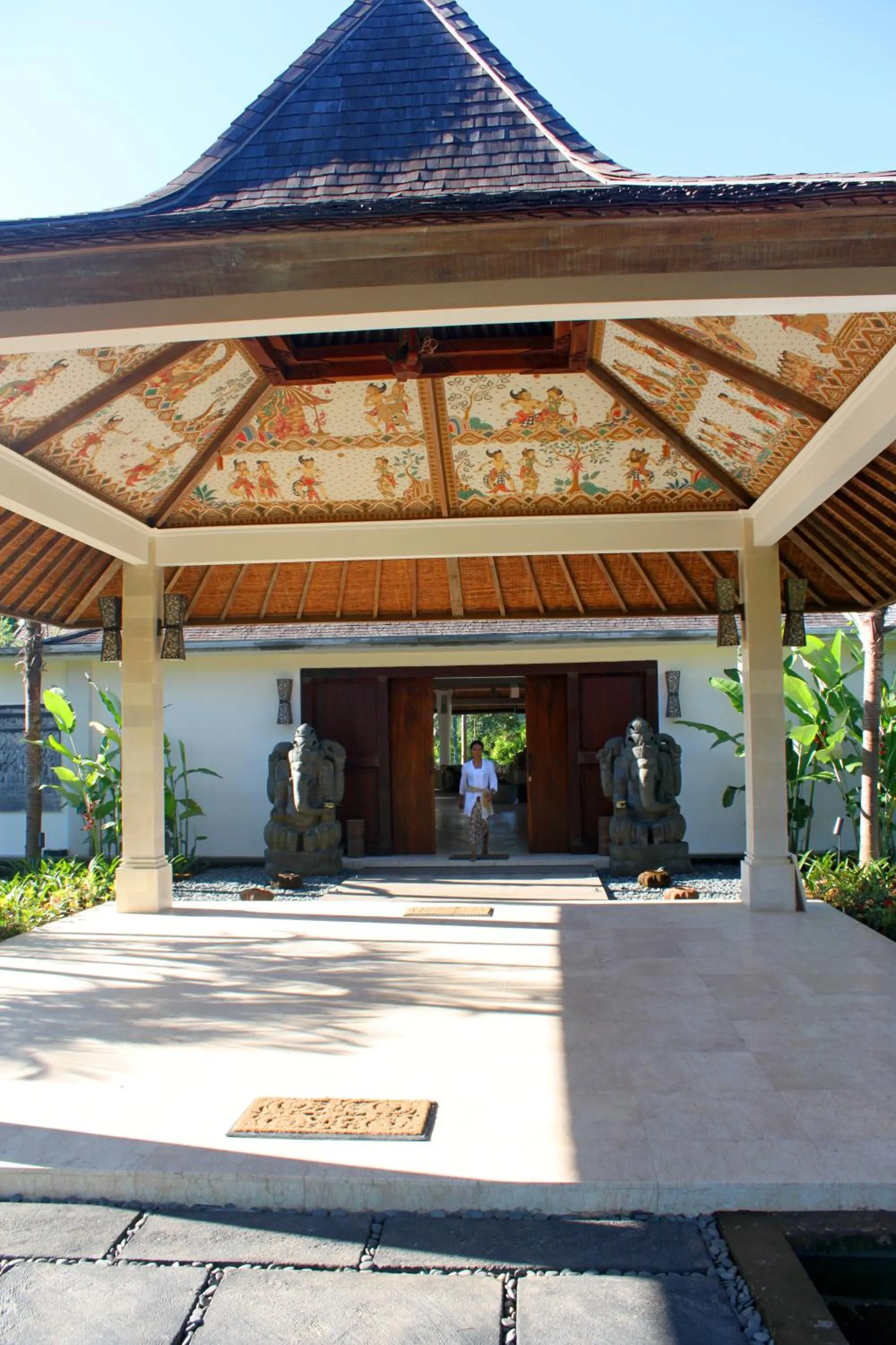 Facade/entrance in Ayurvedagram Bali