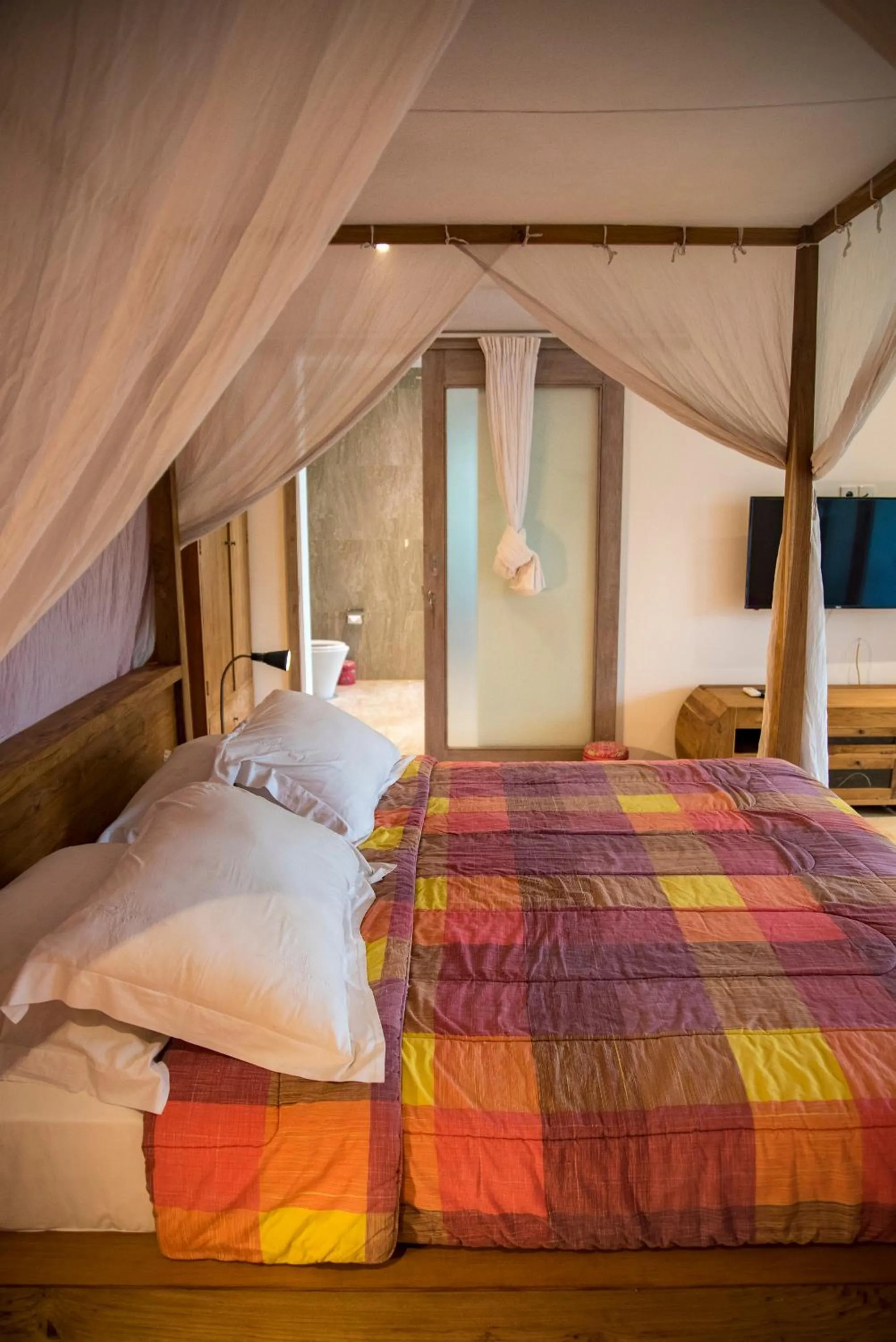 Bed in Ayurvedagram Bali