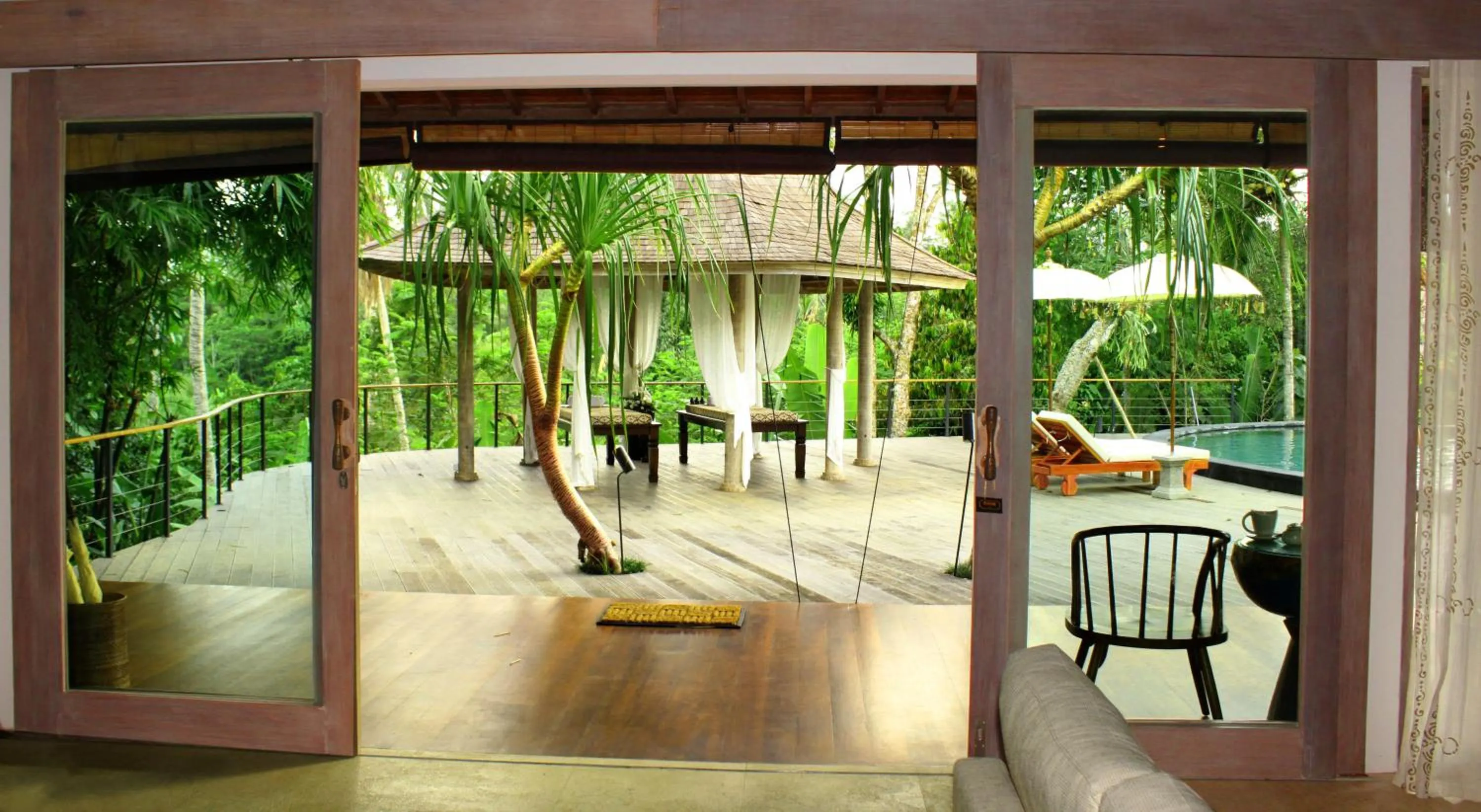 Garden view in Ayurvedagram Bali