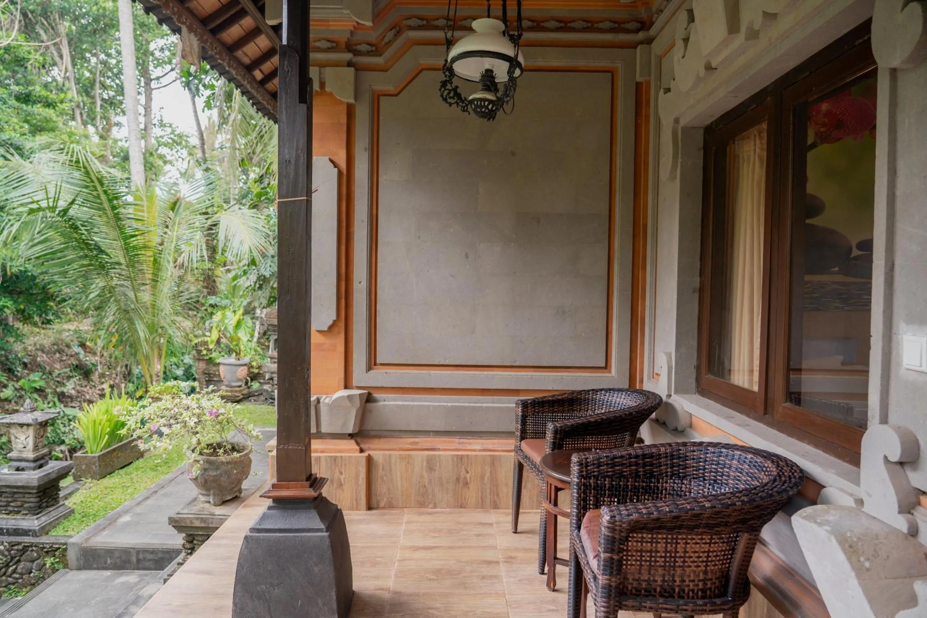 Balcony/Terrace in Nick's Pension