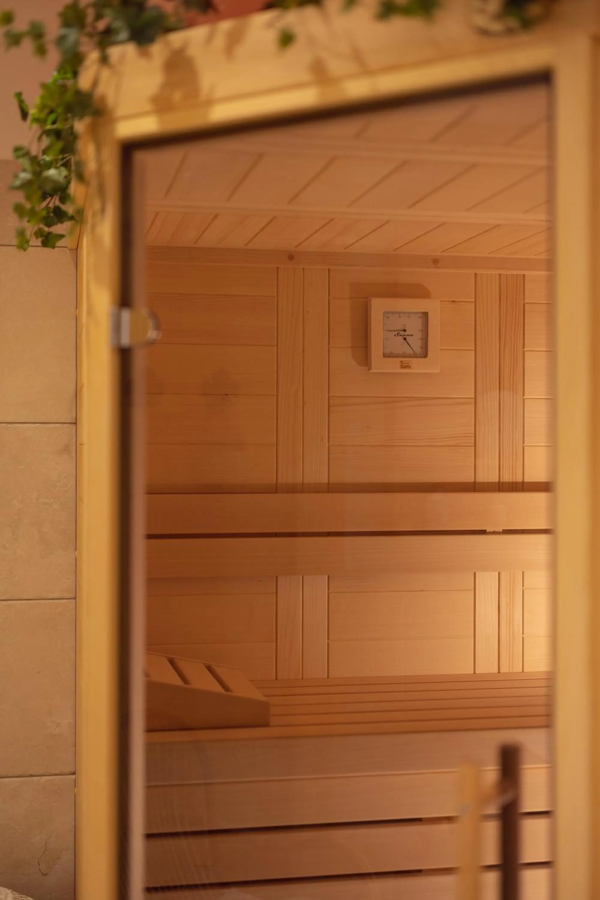 Sauna in PRIVILLAGE Stare - B&B