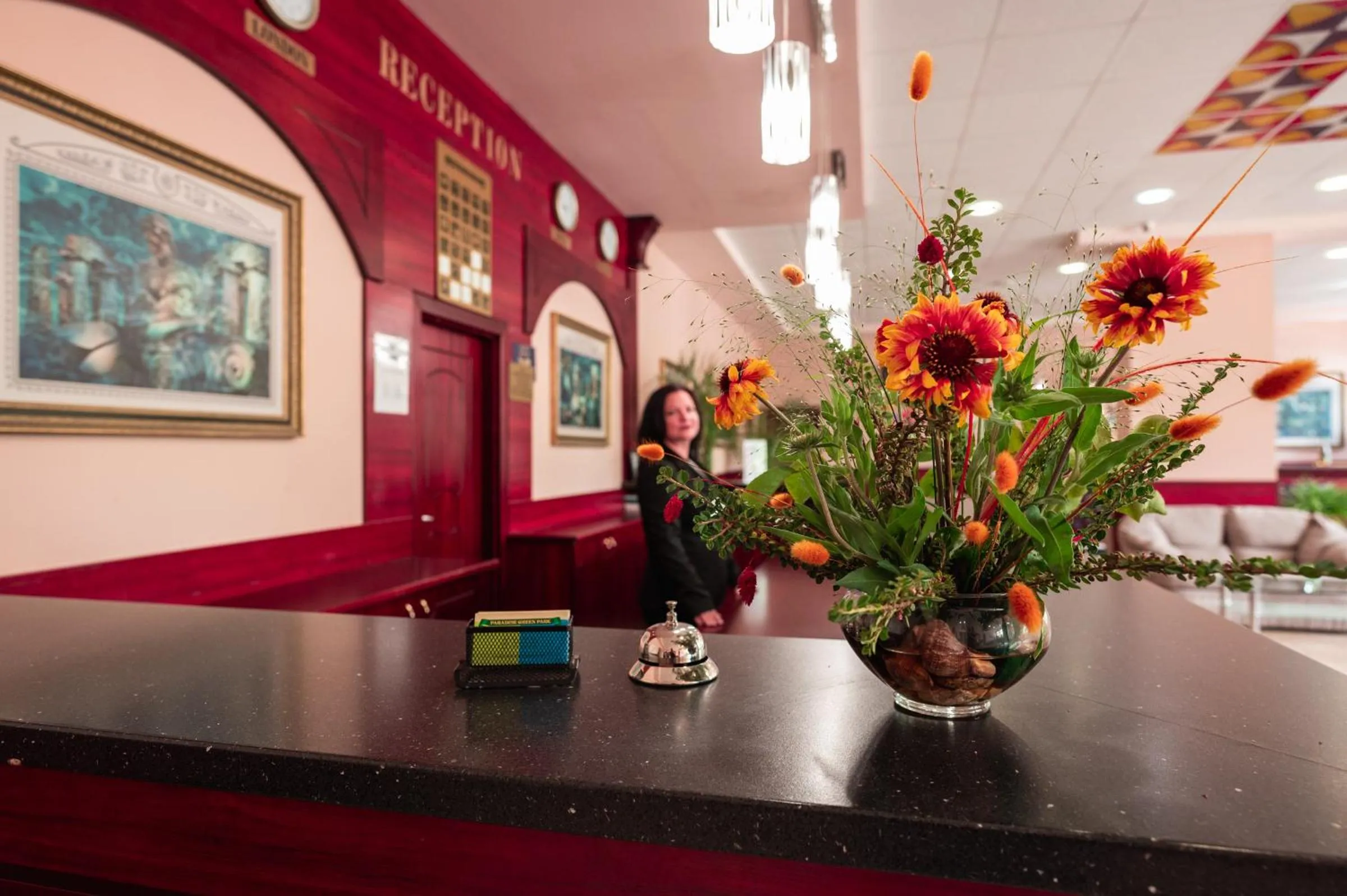 Lobby or reception in Hotel Paradise Green Park