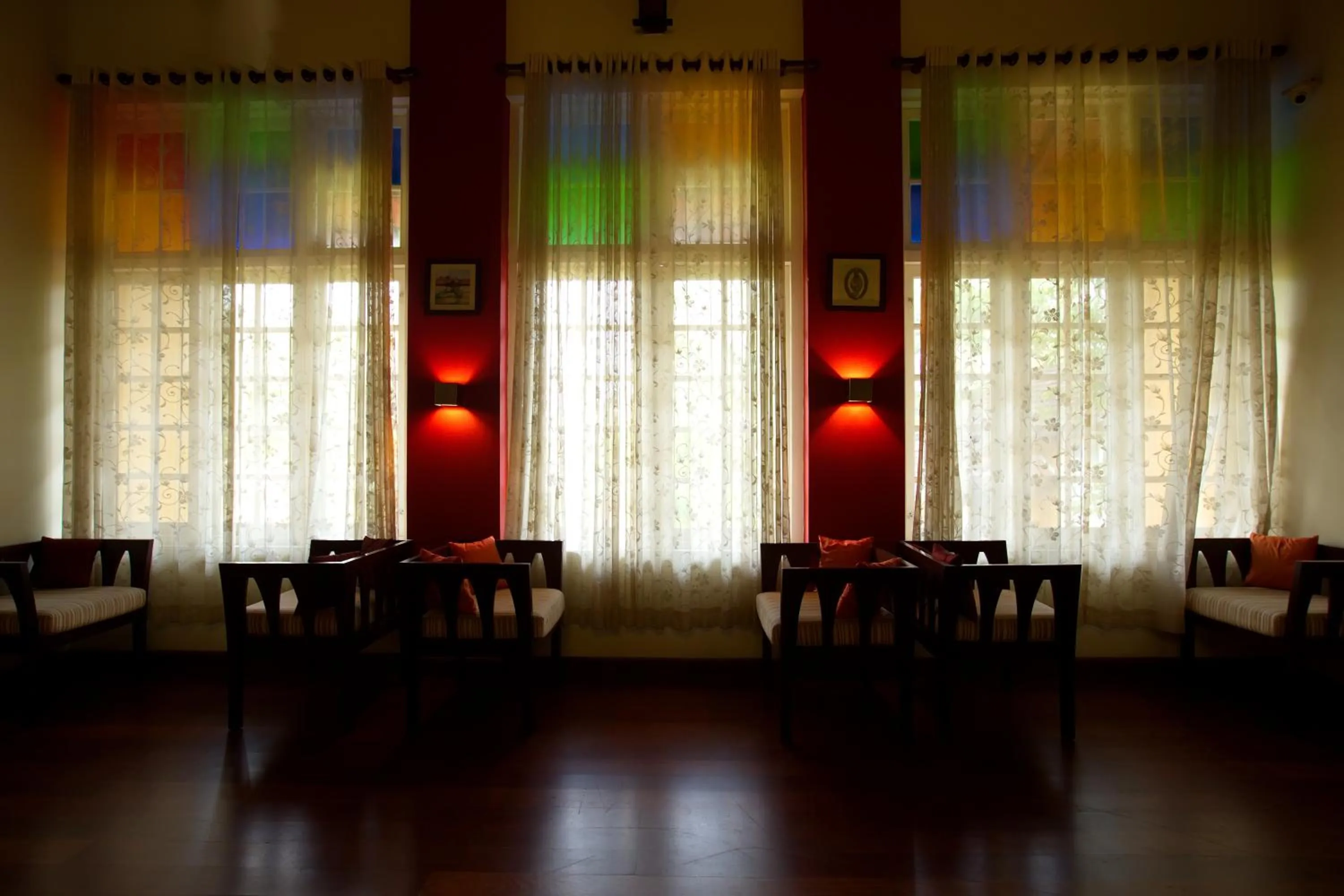 Seating area in Tea Bungalow