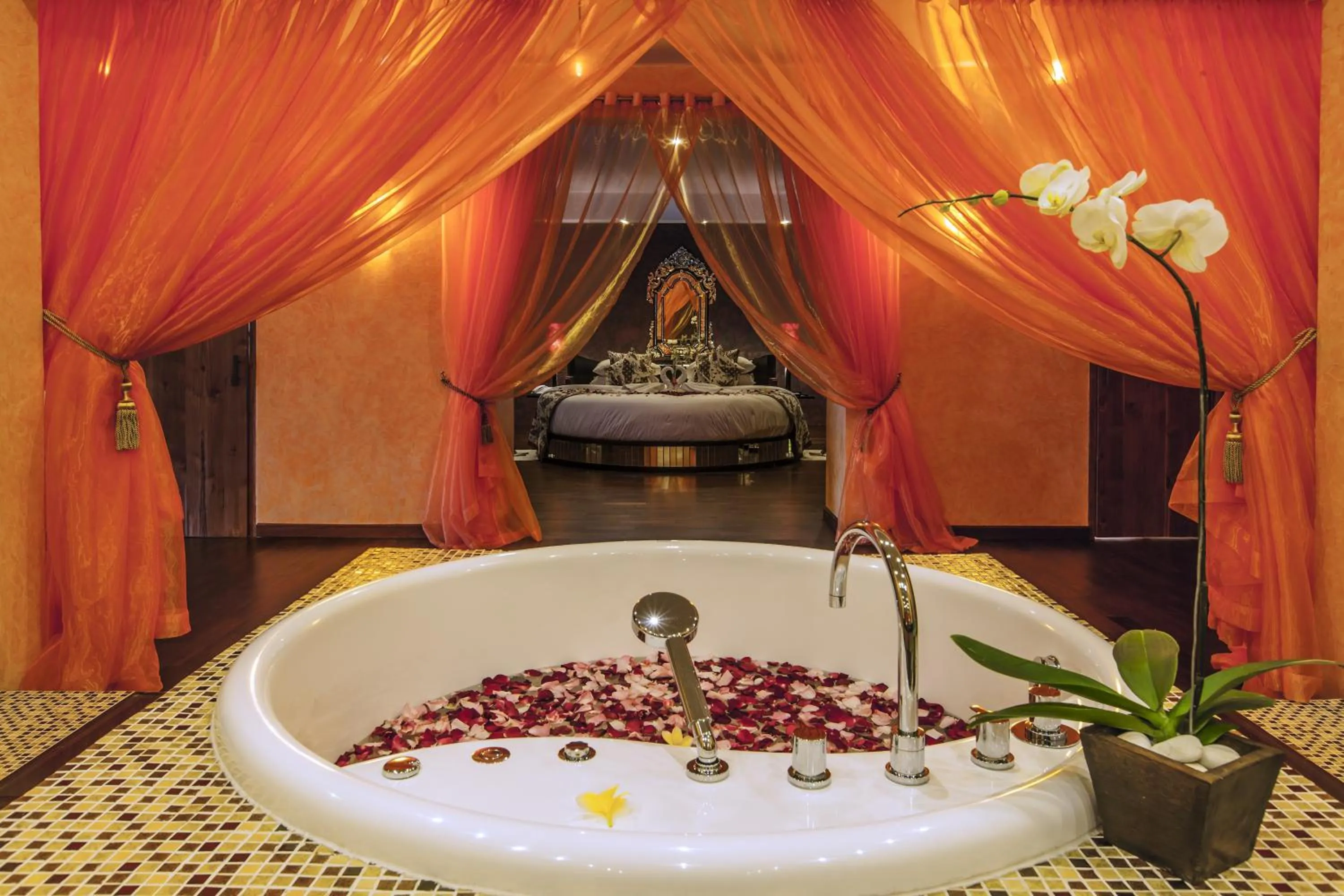 Bathroom in Kupu Kupu Jimbaran Beach Hotel & Spa by L’Occitane