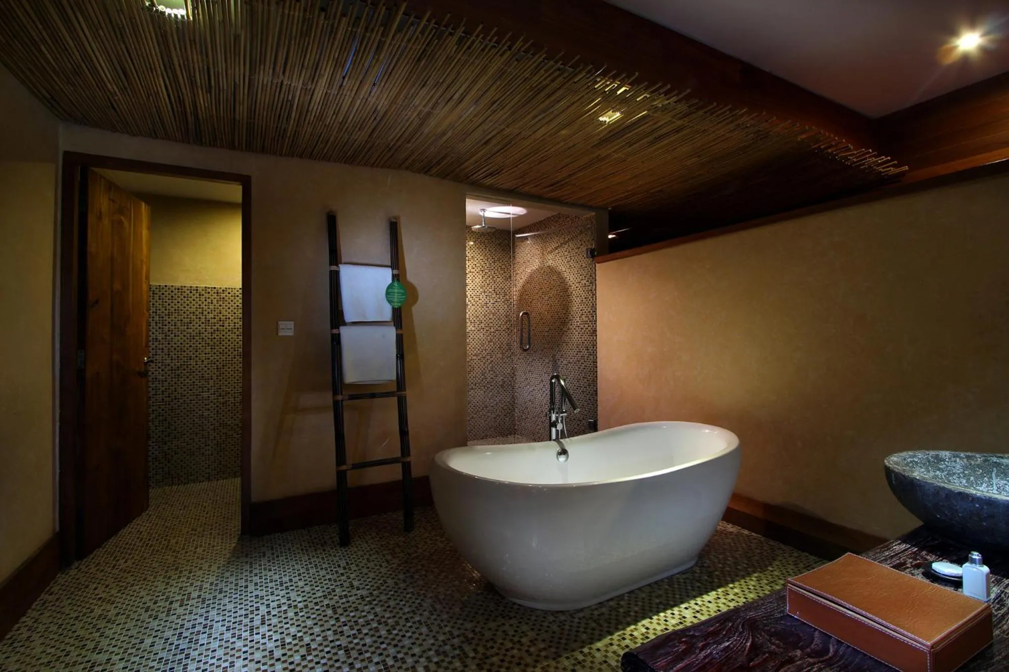 Bathroom in Kupu Kupu Jimbaran Beach Hotel & Spa by L’Occitane