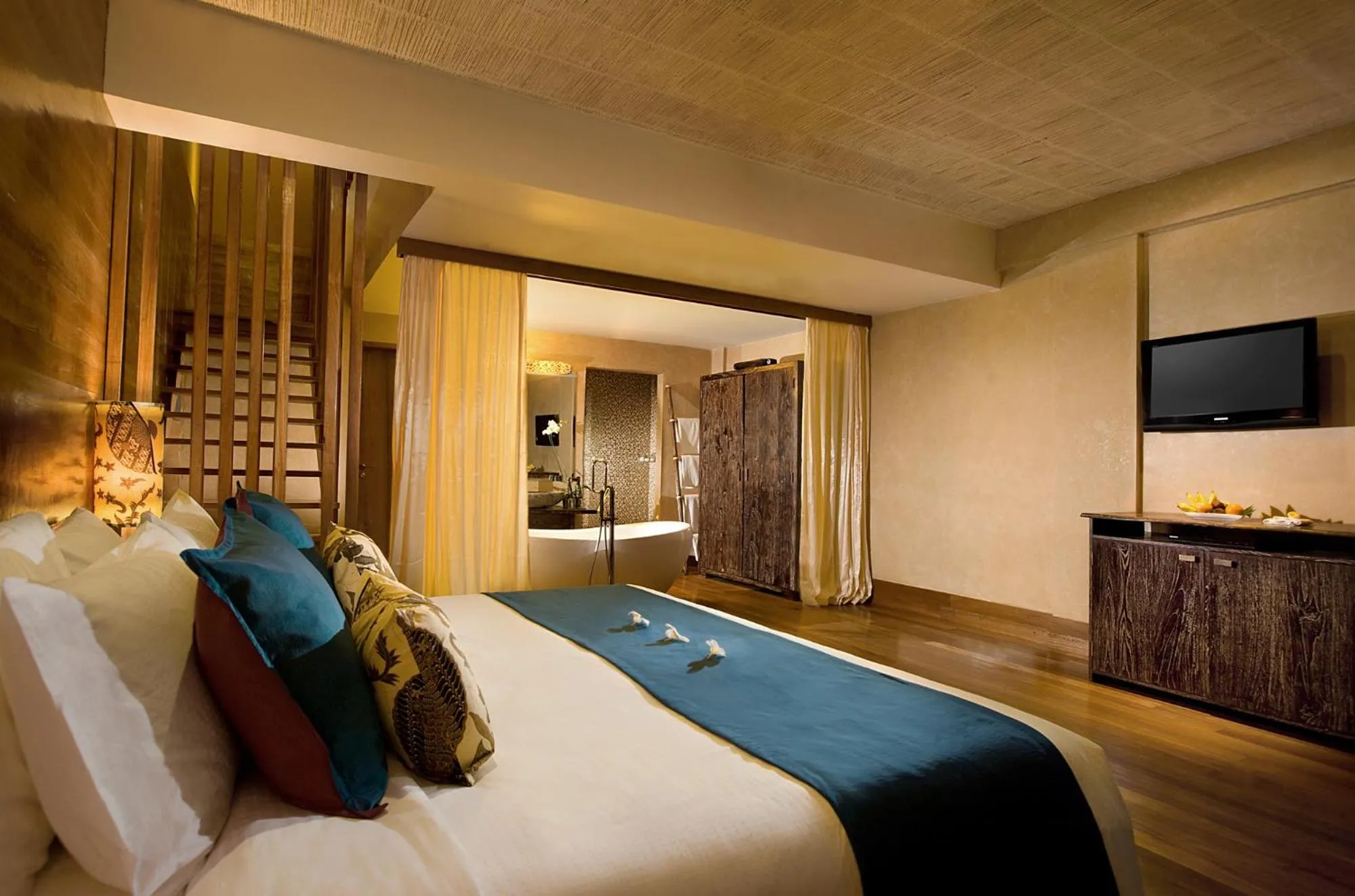 Bedroom, Bed in Kupu Kupu Jimbaran Beach Hotel & Spa by L’Occitane