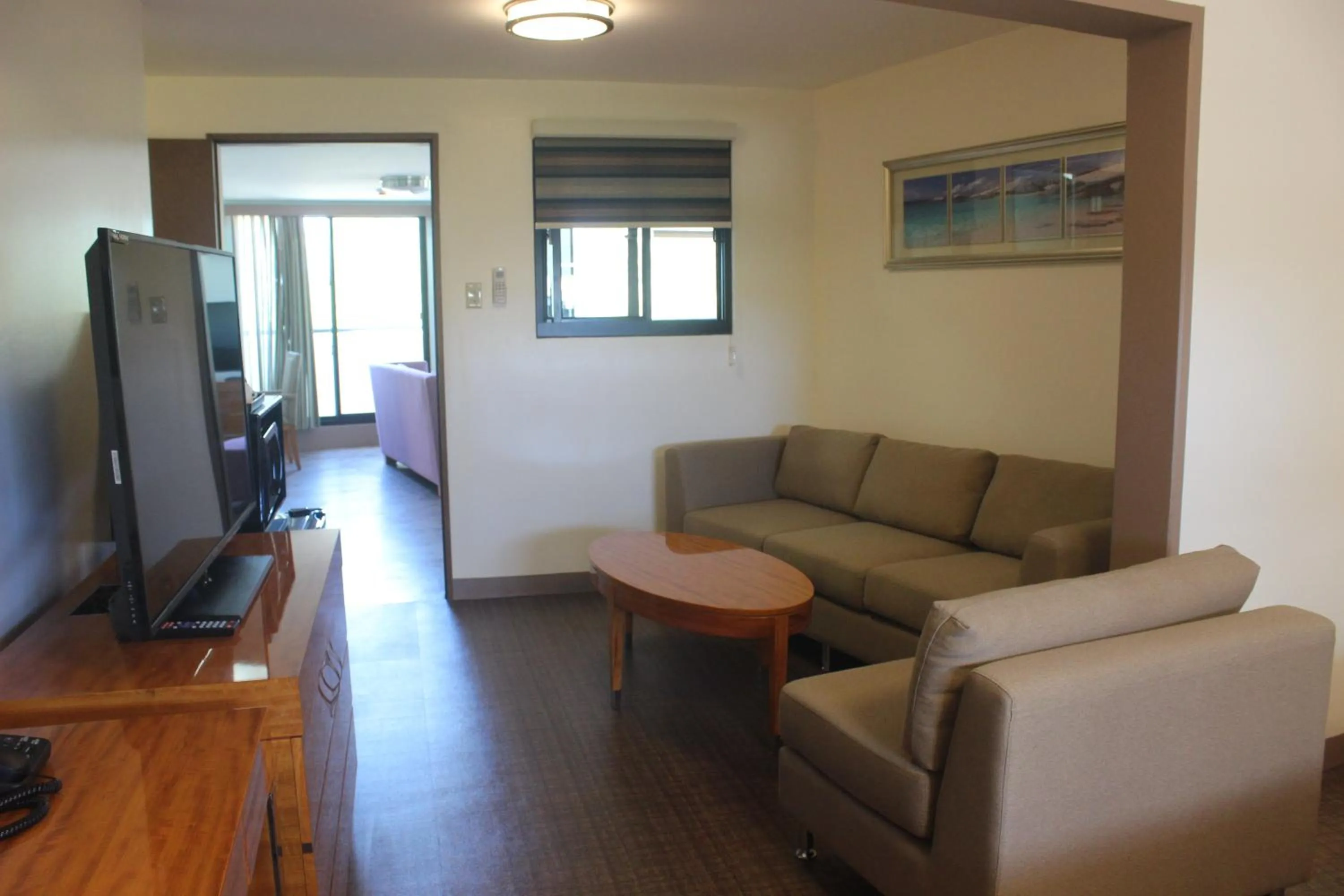 Seating area in Saipan Beach Hotel