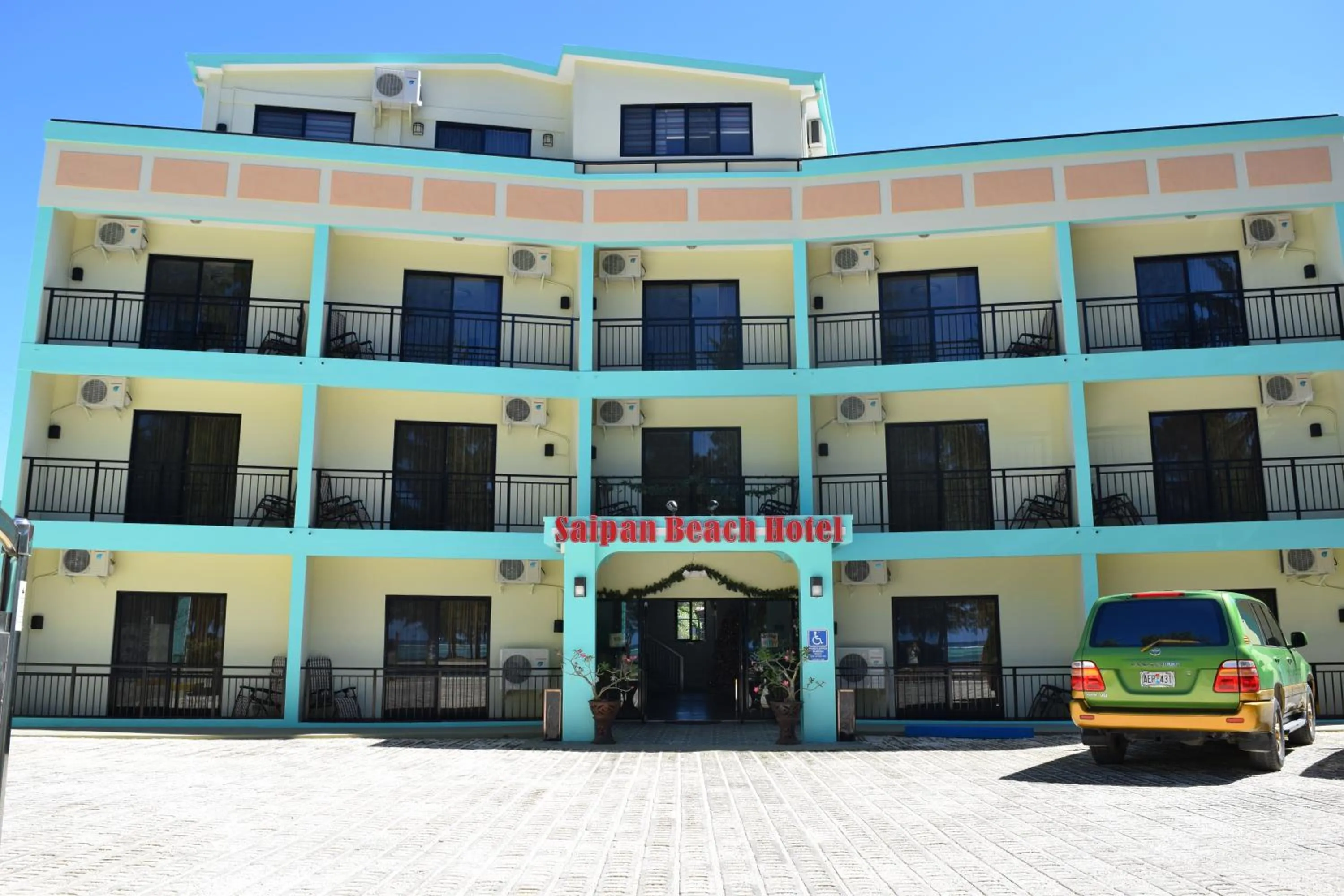 Property building in Saipan Beach Hotel