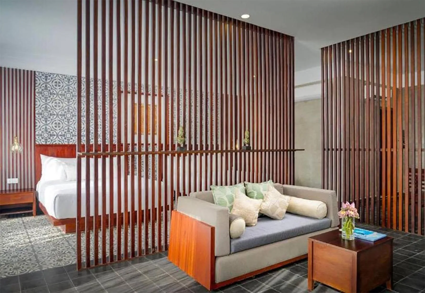 Living room in Sabara Angkor Resort & Spa