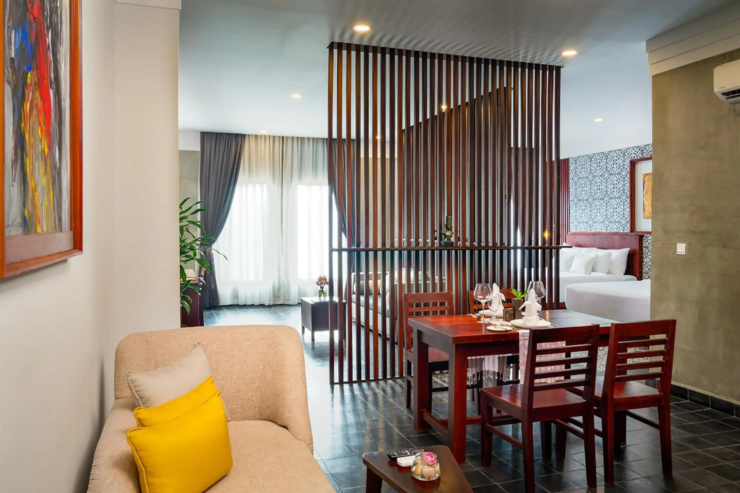 Living room in Sabara Angkor Resort & Spa