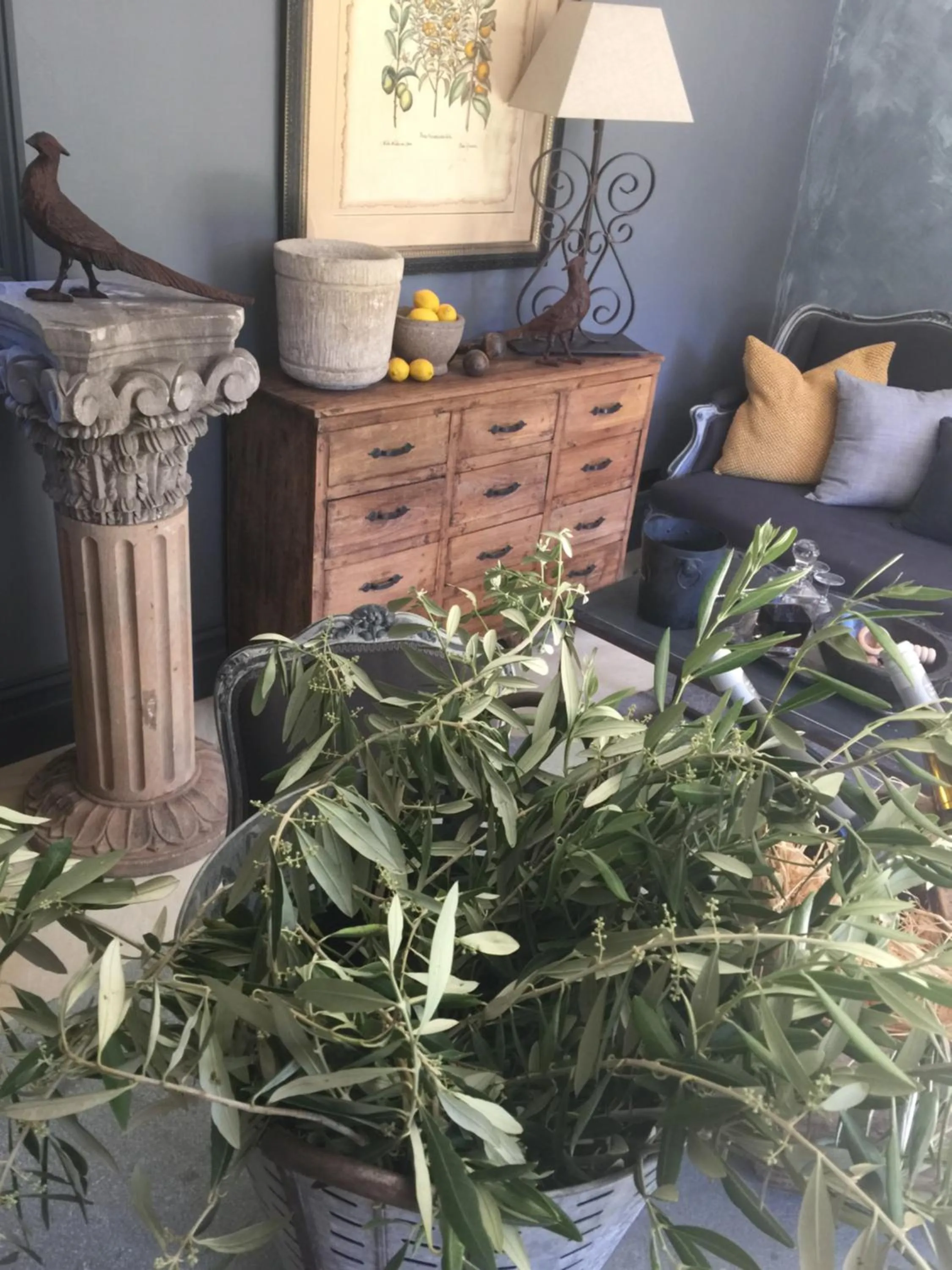 Living room in Elm Cottage Barn