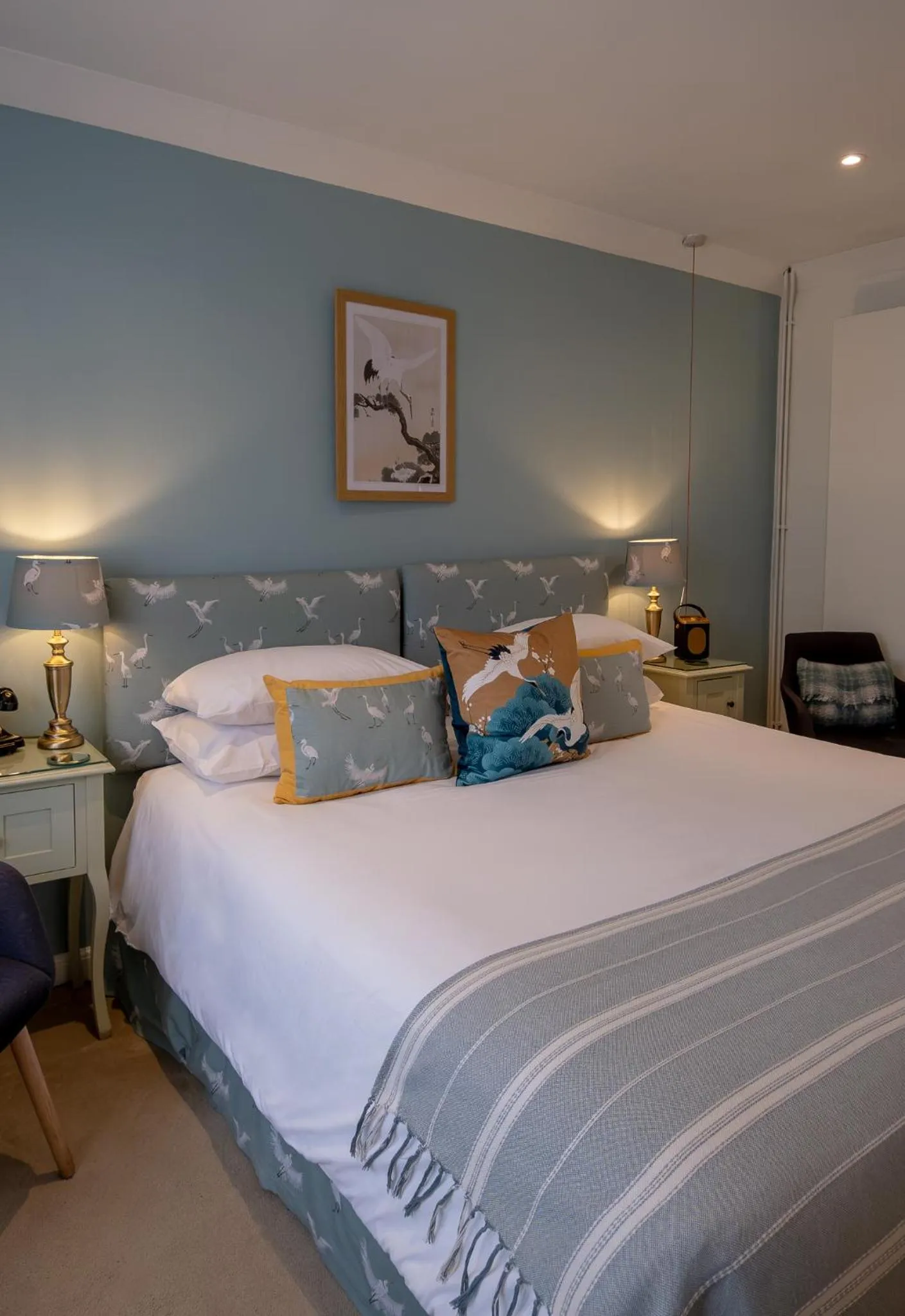 Bedroom, Bed in Leeds Castle Stable Courtyard Bed and Breakfast