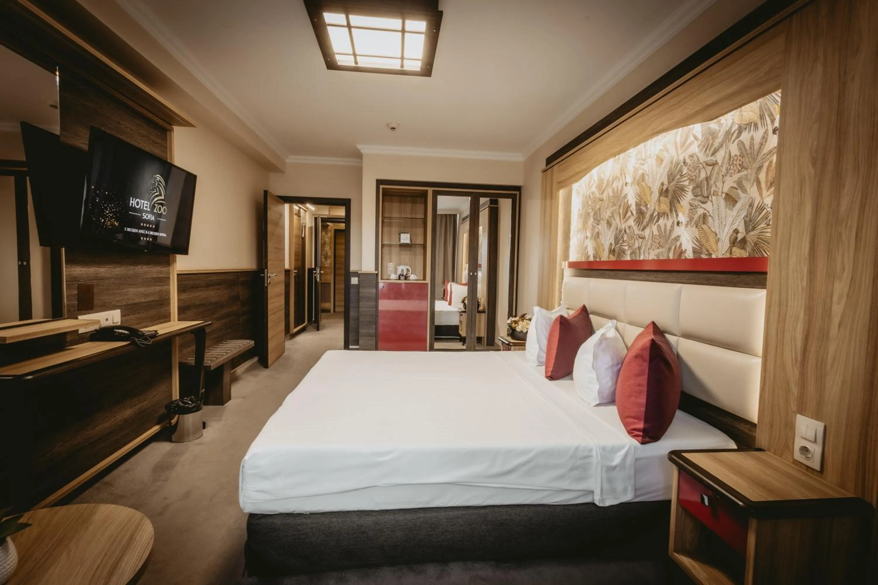 Bed in Hotel ZOO Sofia