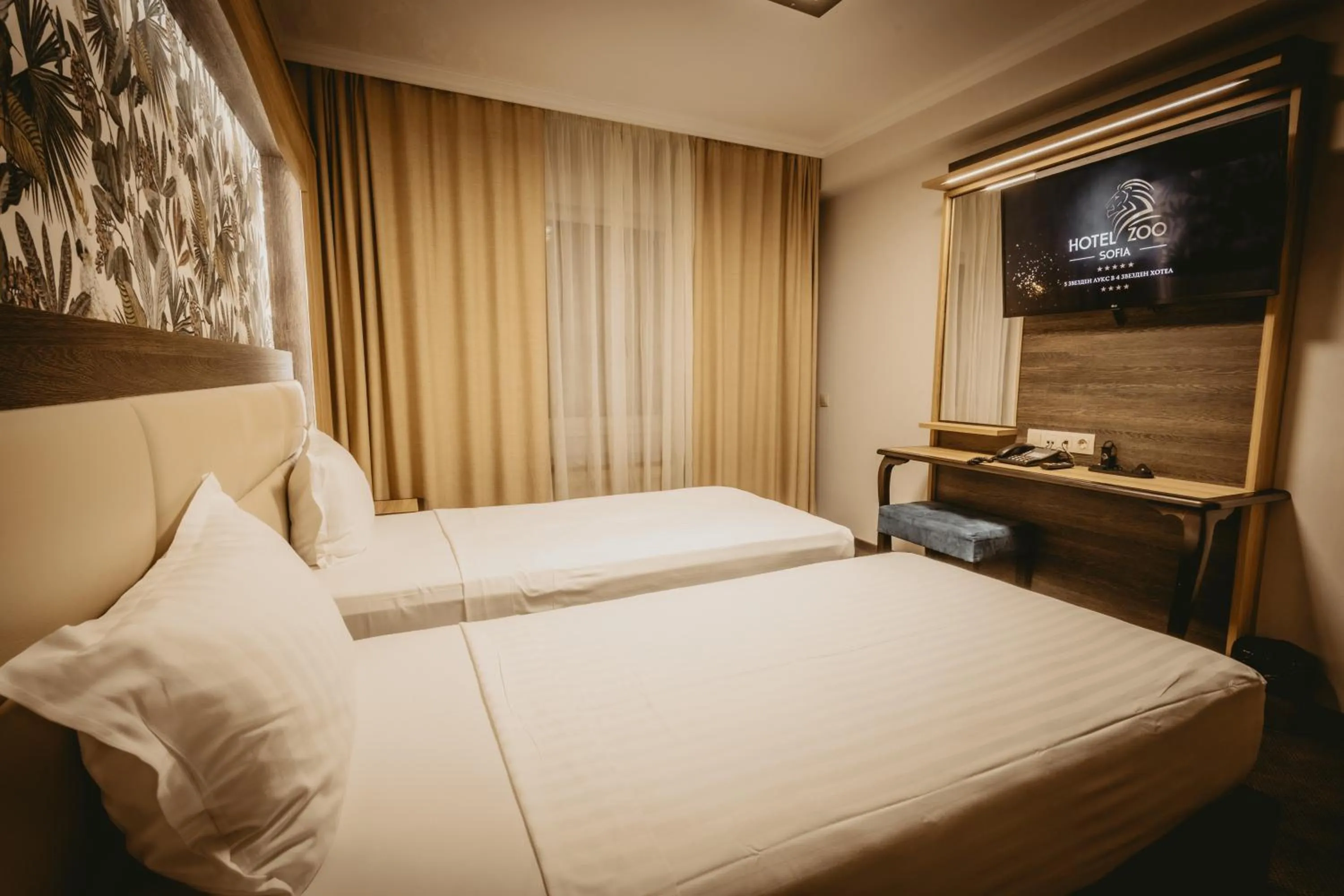 Bed in Hotel ZOO Sofia