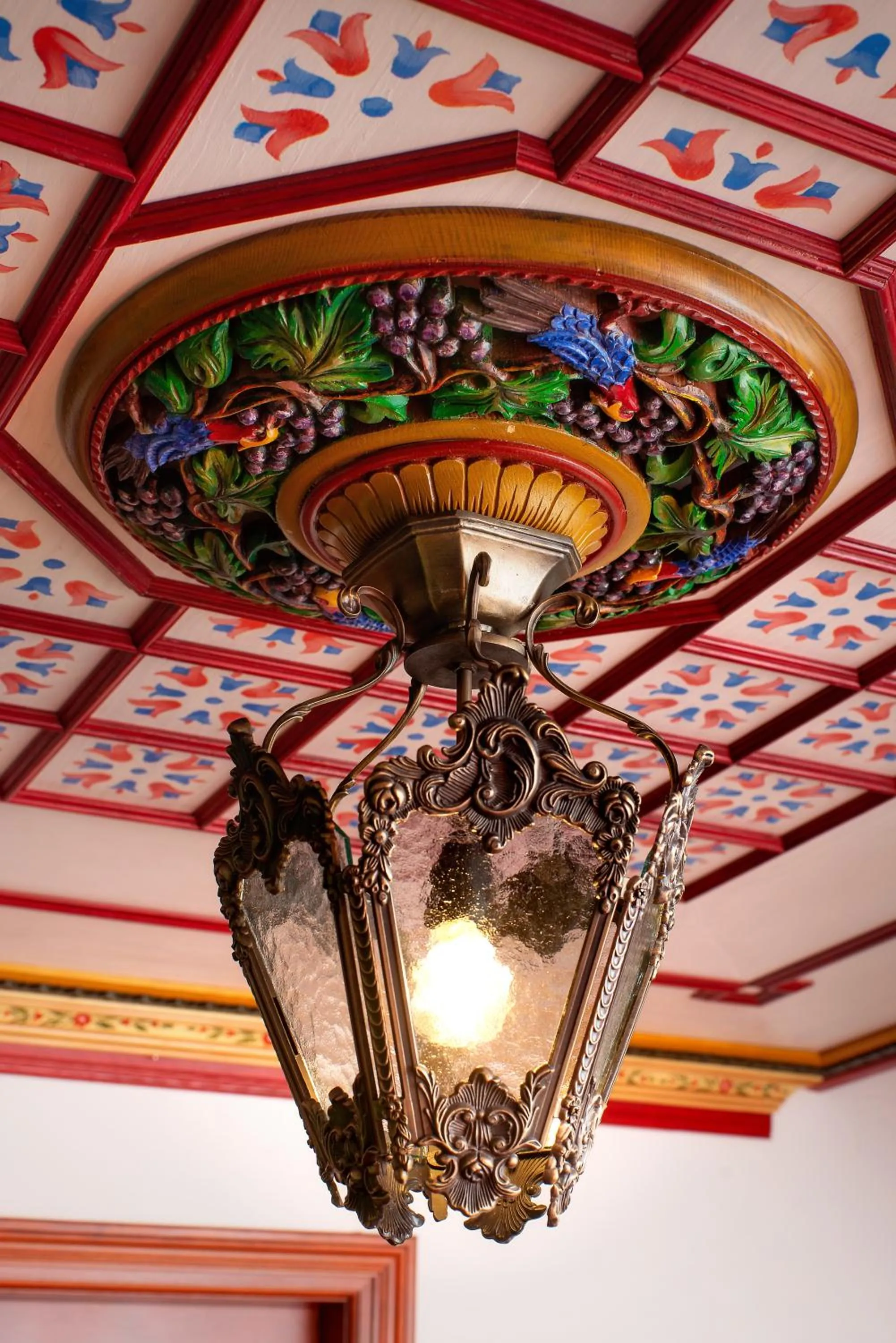 Decorative detail in ARCHONTARIKI Historic Boutique Hotel