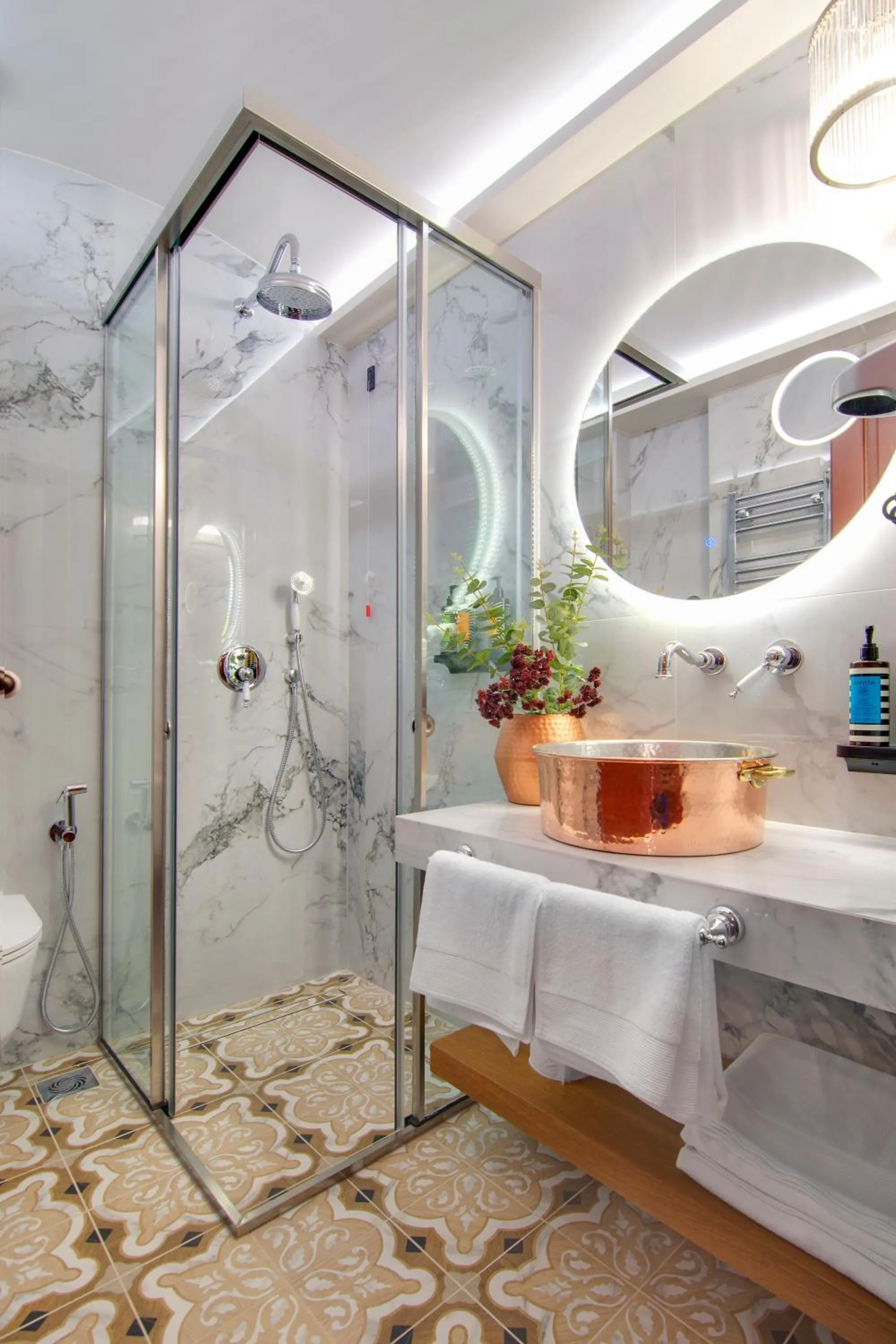 Bathroom in ARCHONTARIKI Historic Boutique Hotel