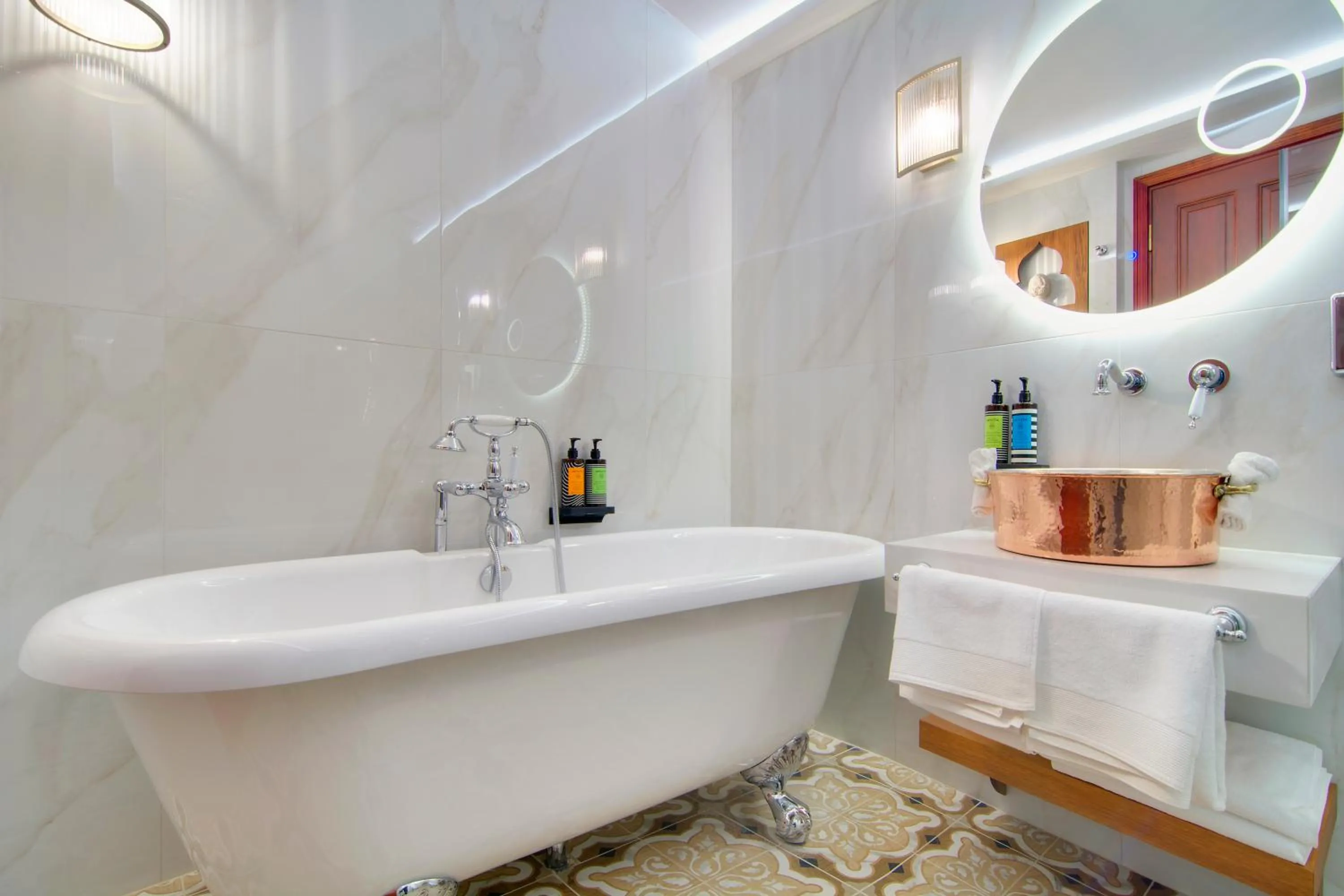 Bathroom in ARCHONTARIKI Historic Boutique Hotel
