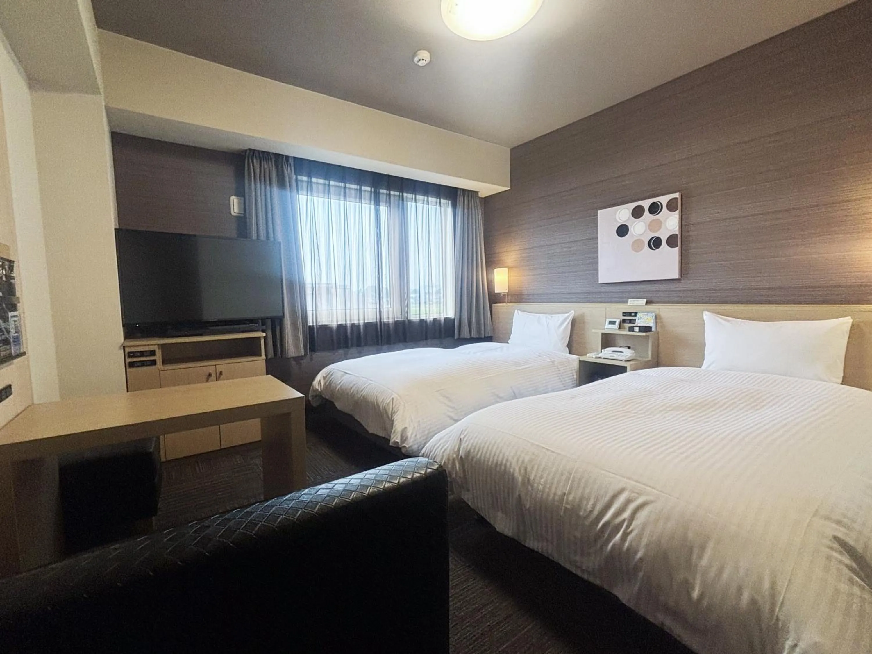 Photo of the whole room, Bed in Hotel Route-Inn Koka Minakuchi -Kokudo 1 gou-