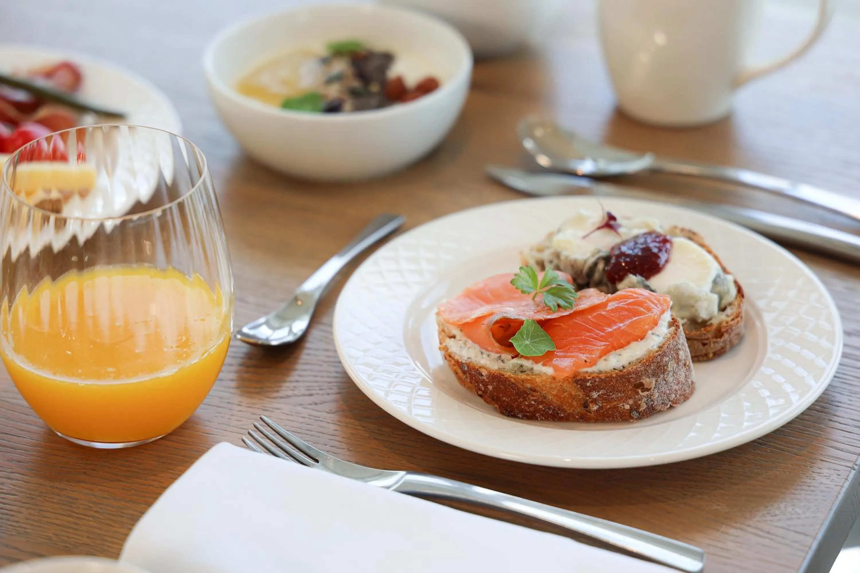 Food and drinks in Hôtel & Spa Le Grand Large