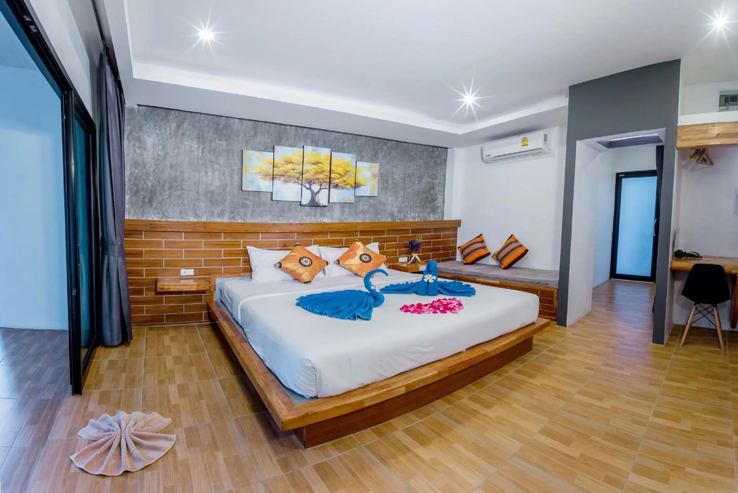 Bed in The Ozo Kohtao Bed in The Ozo Kohtao