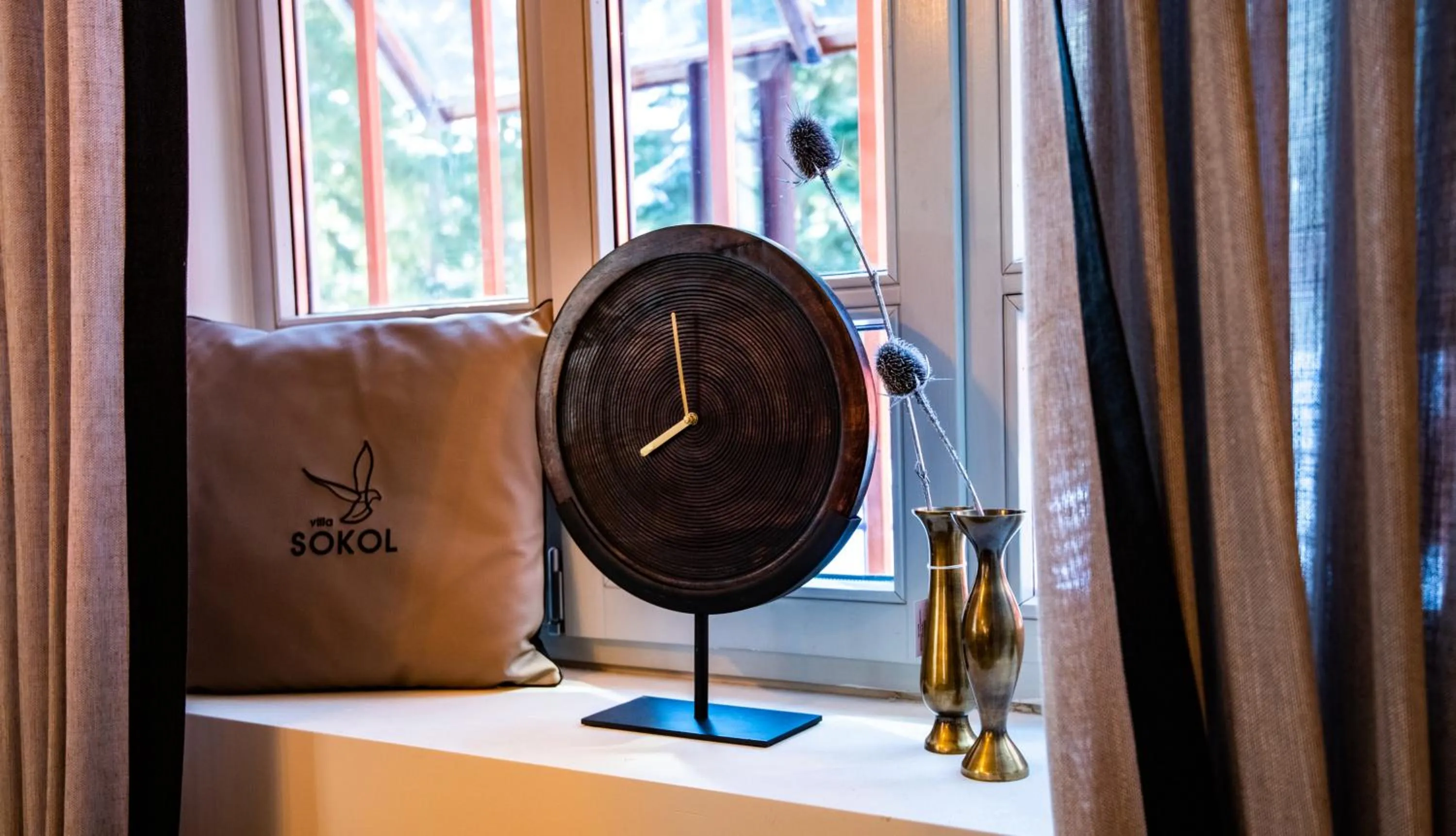 Decorative detail in Villa Sokol